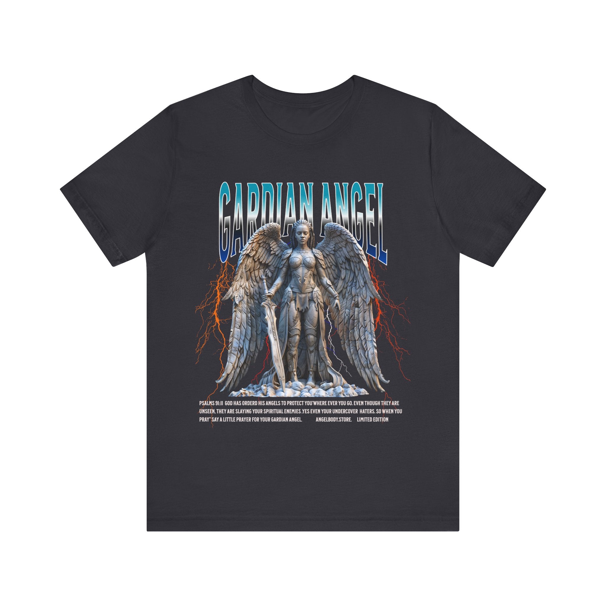 Unisex Jersey Short Sleeve Tee: Guardian Angel Spiritual Warrior 12 - Angel Body