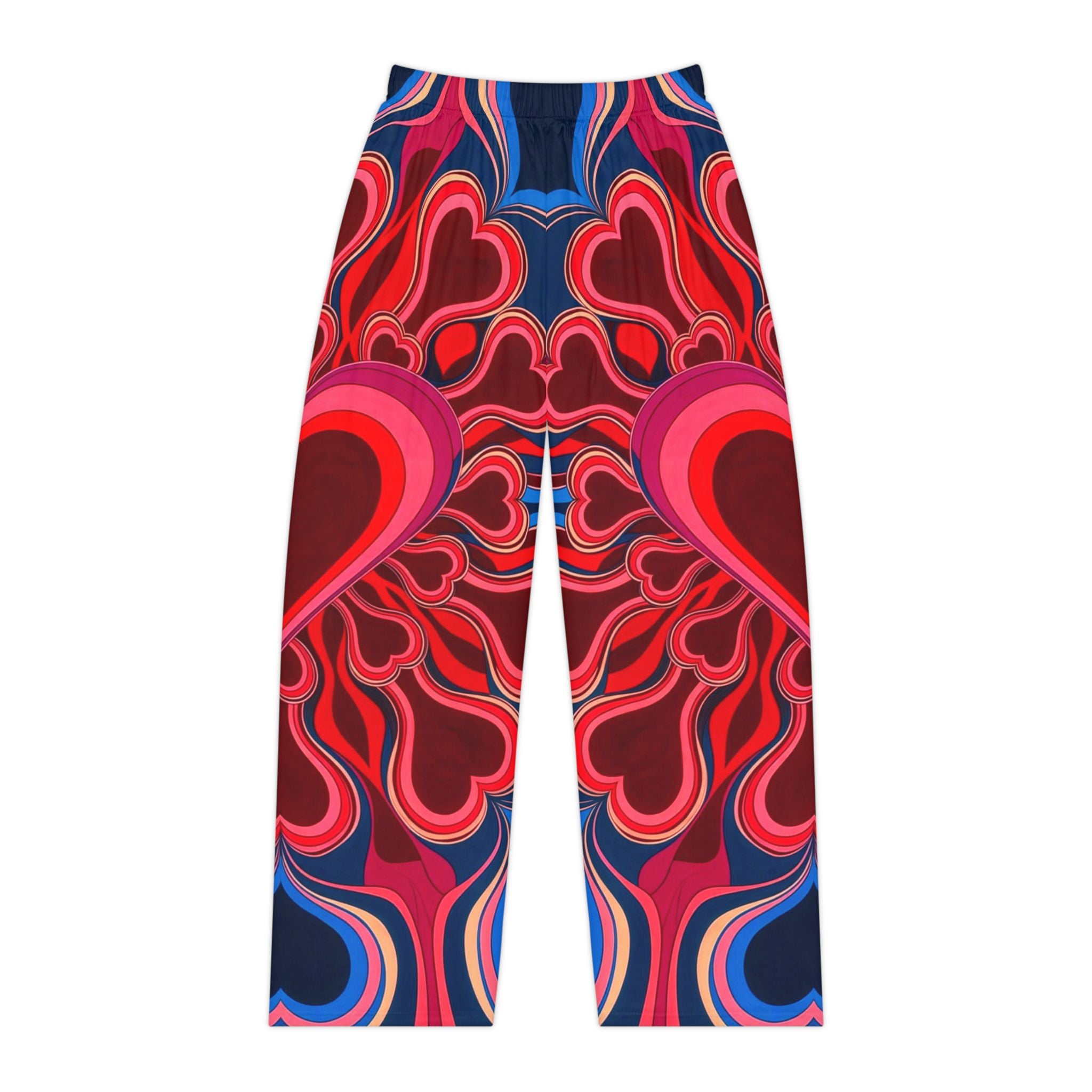 New Exclusive Heart Print Women's Pajama Pants - Hot & Sexy Romantic Design