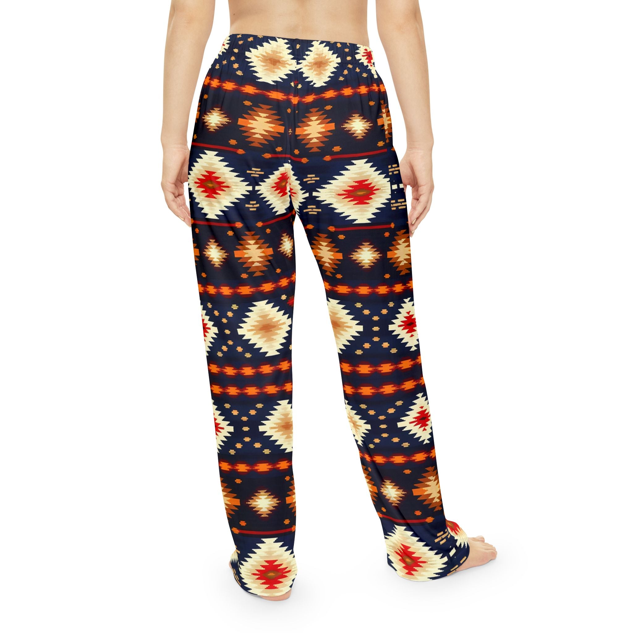 Cozy Women's Pajama Pants with Colorful Tribal Print