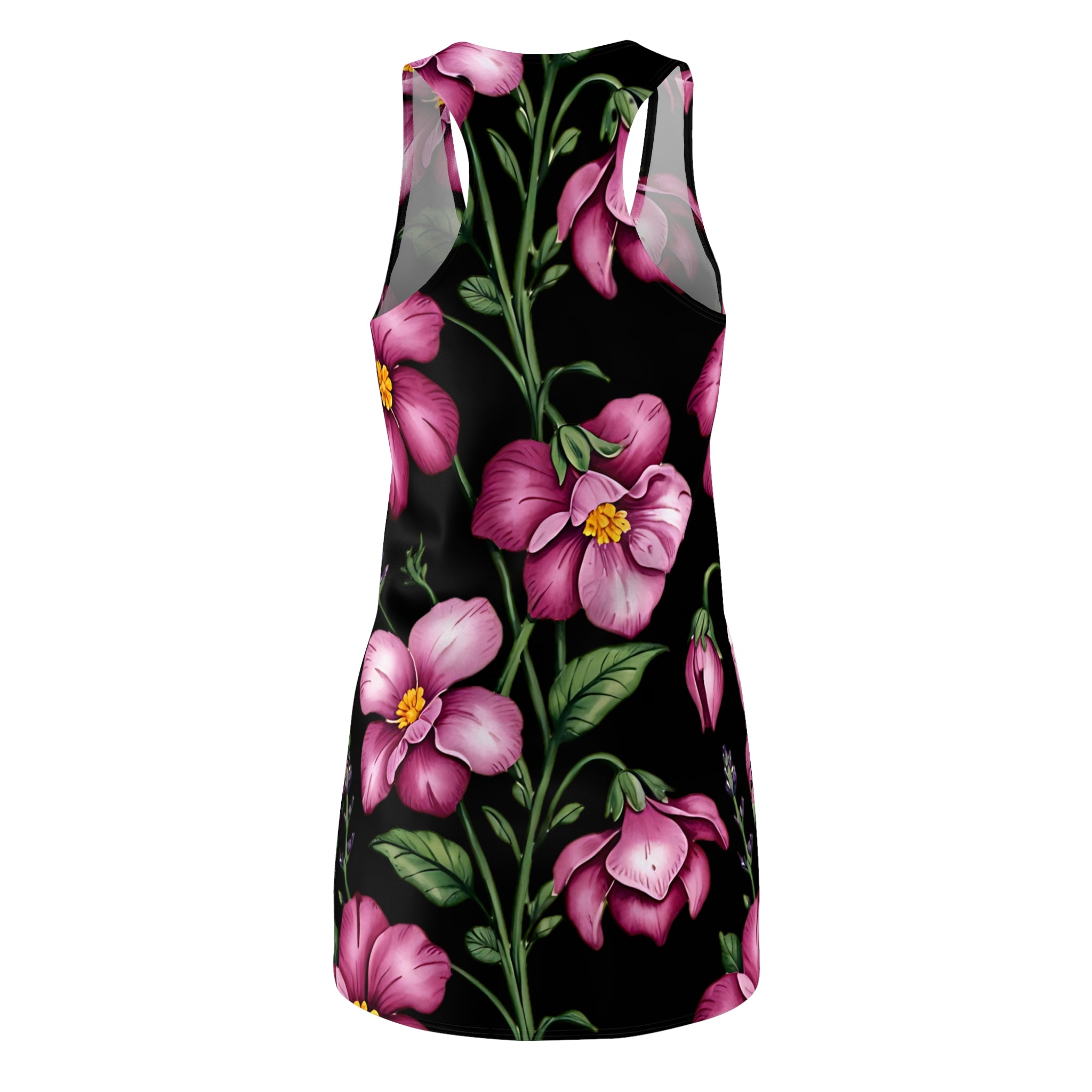 Floral Print Racerback Dress - Perfect for Spring & Summer Celebrations - Angel Body