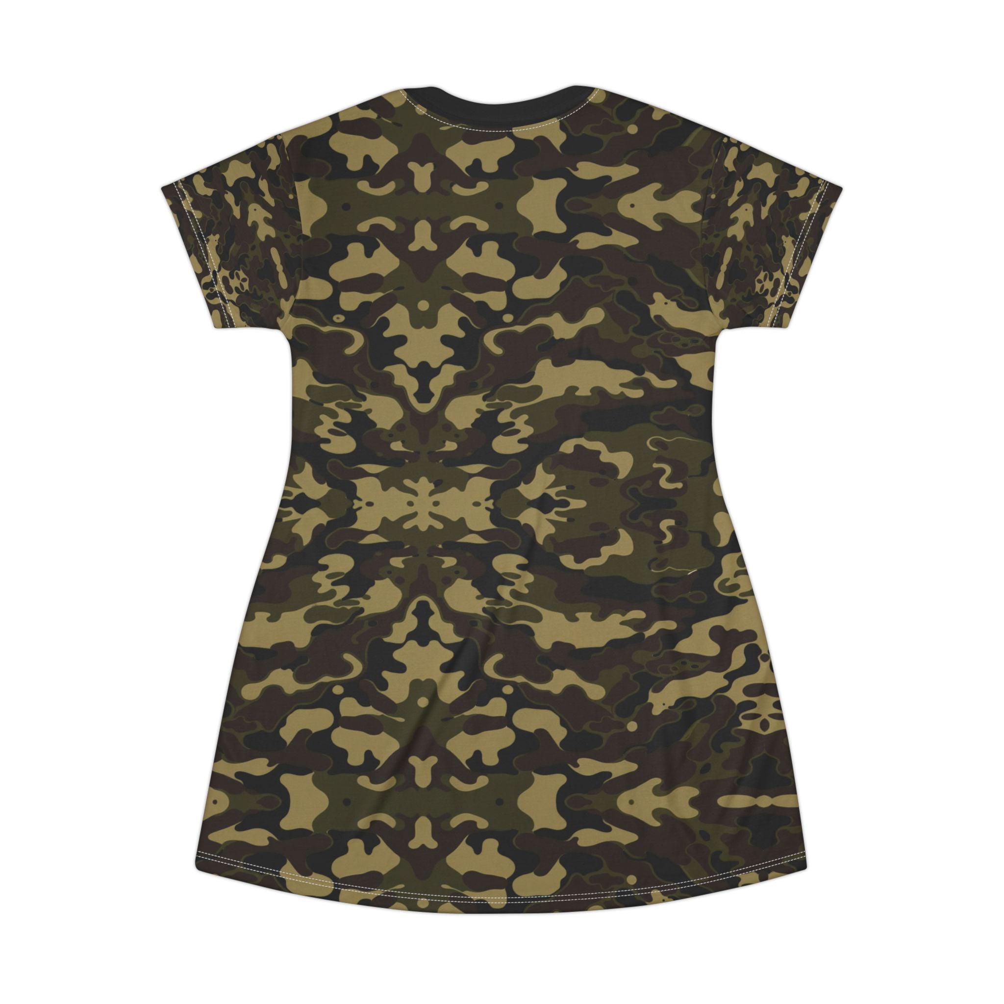 Camo T-Shirt Dress - Stylish and Comfortable Soft Casual Wear