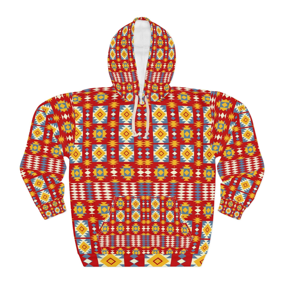 Geometric Native American Pattern Unisex Hoodie - Cozy Streetwear - Angel Body