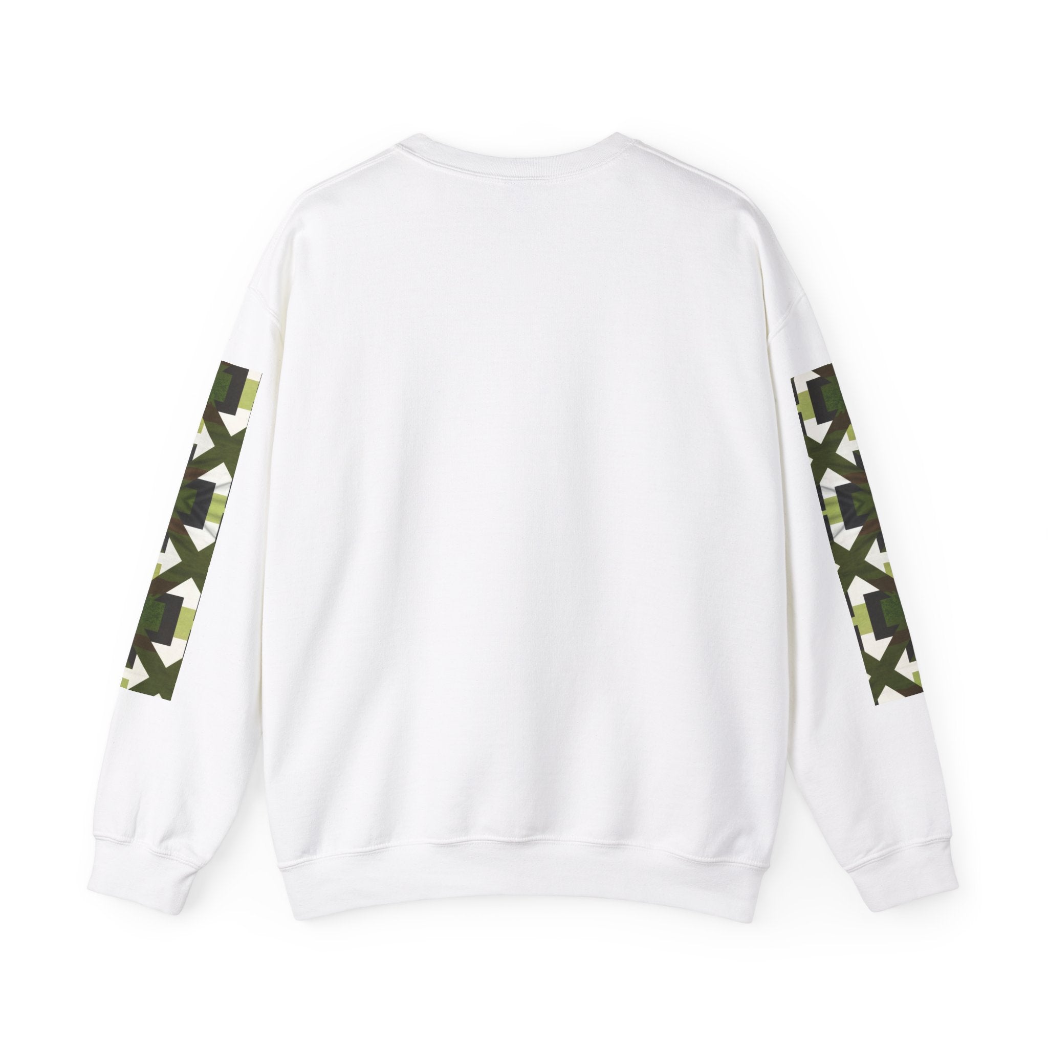 Unisex Camouflage Pattern Crewneck Sweatshirt – Cozy and Stylish Casual Wear