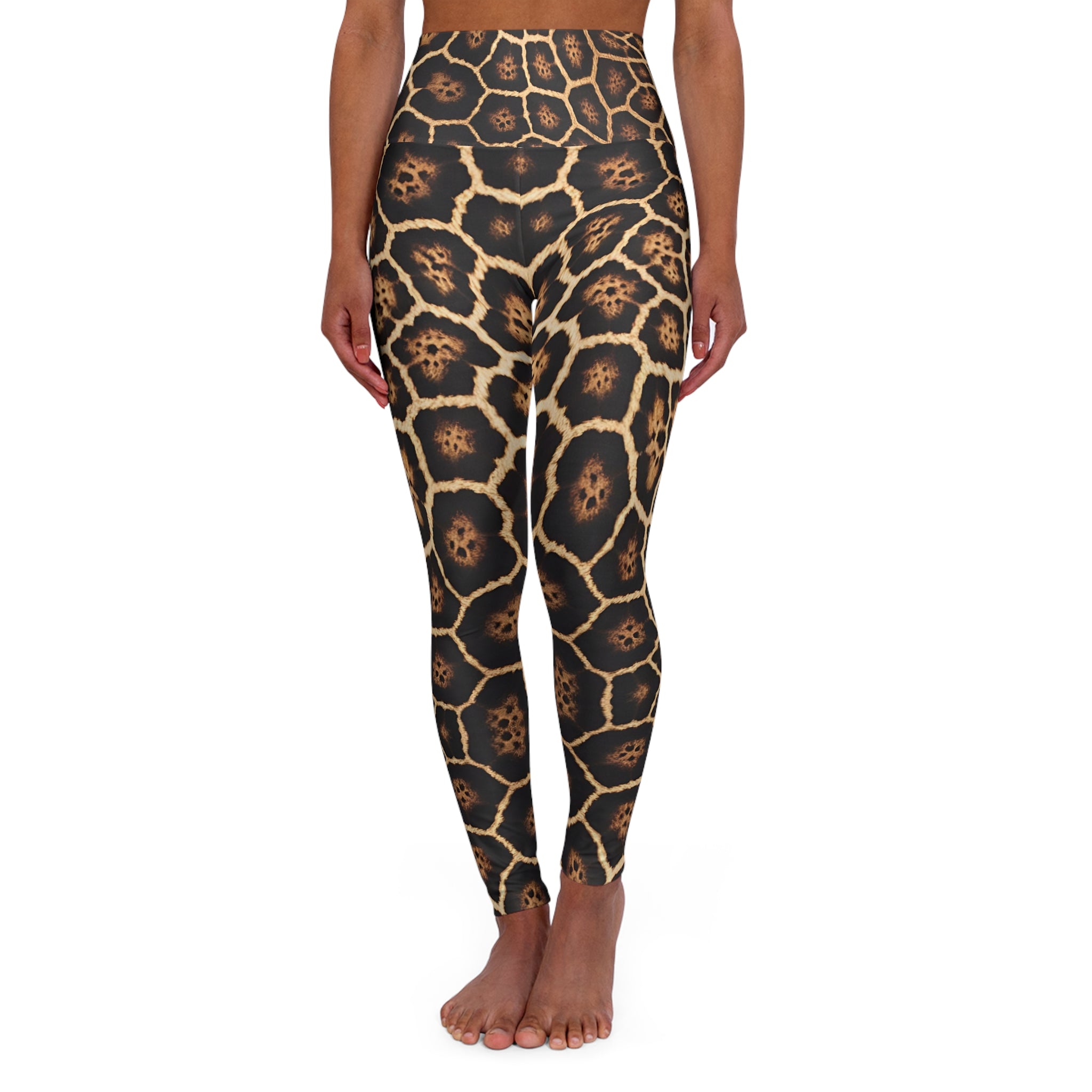 New Custom design High Waisted Jaguar style Yoga Leggings OMG- Perfect for Fitness Enthusiasts & Casual Wear