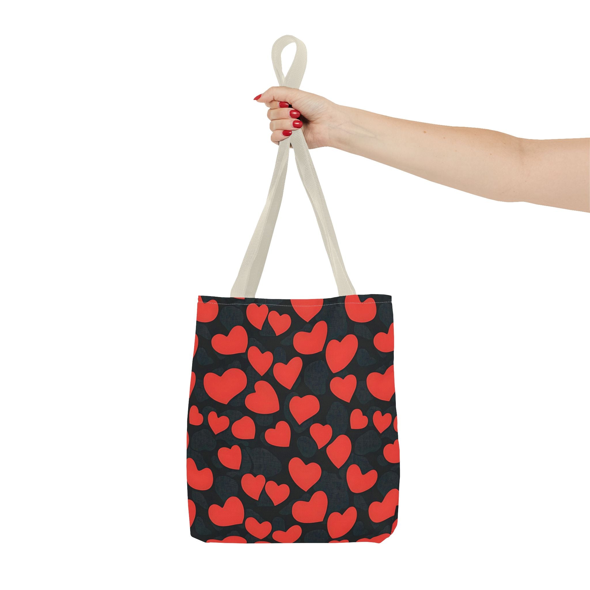 Heart Pattern Tote Bag - Fun Cute and Stylish