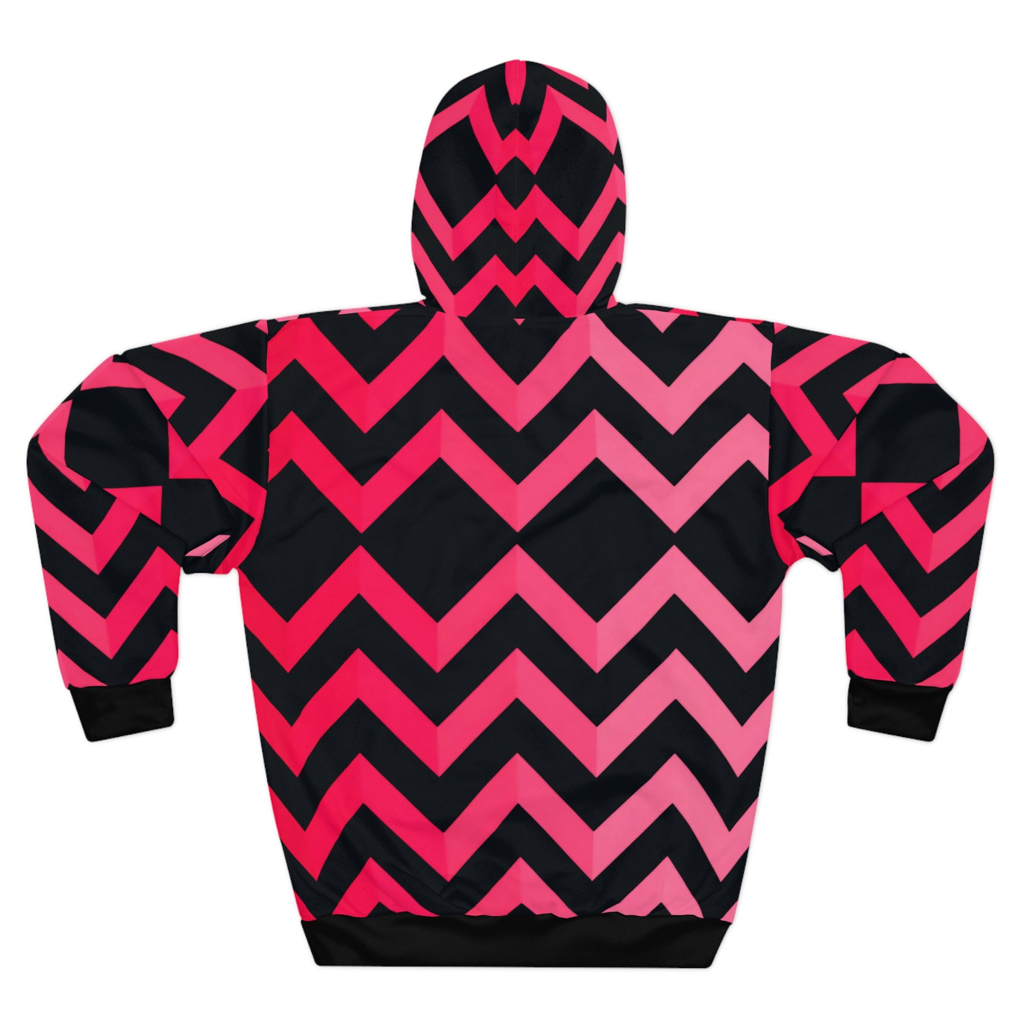 Unisex Chevron Pattern Unisex Pullover Hoodie - Cozy & Stylish for Everyday Wear