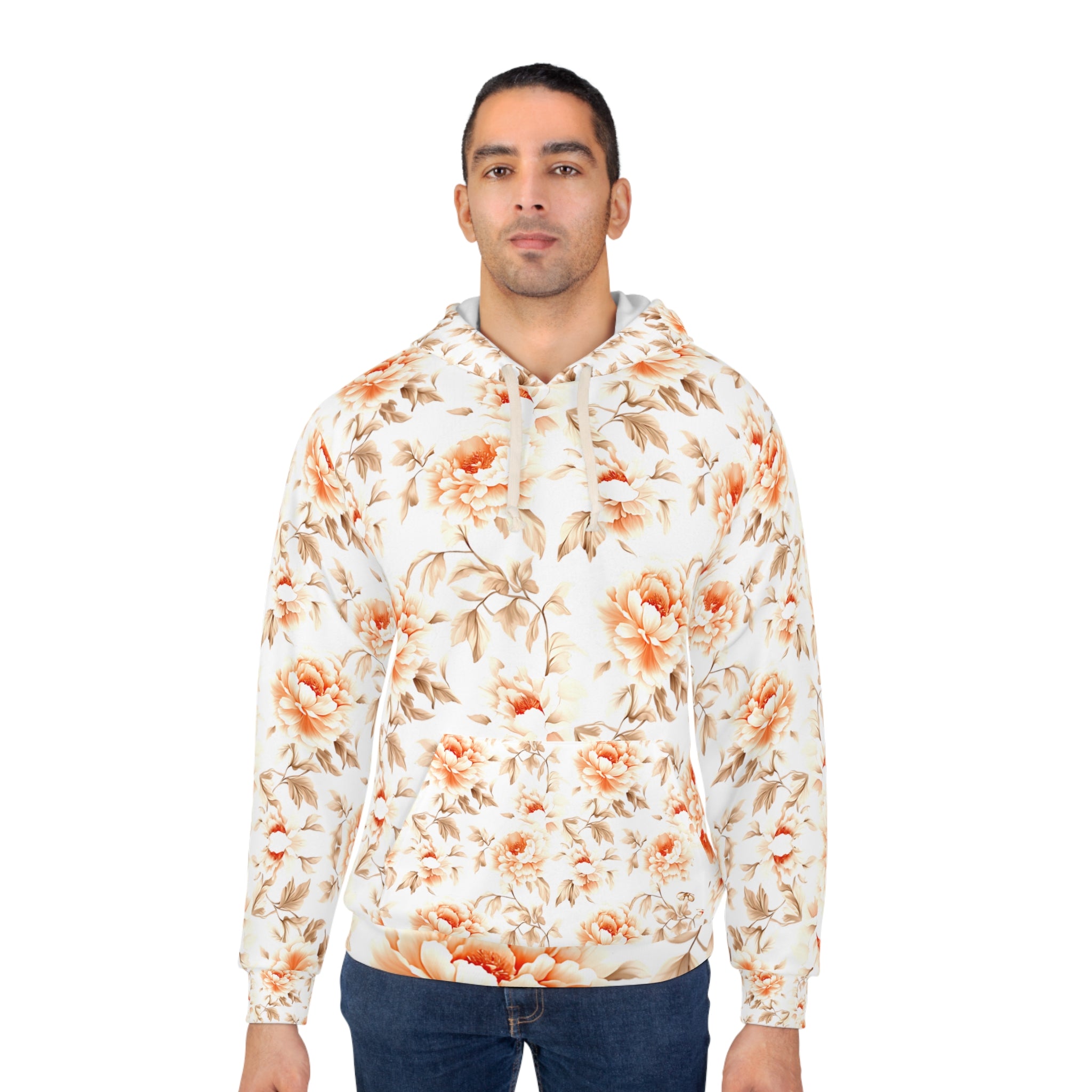 Floral Elegance 2  Unisex Pullover Hoodie - Cozy Spring Comfort