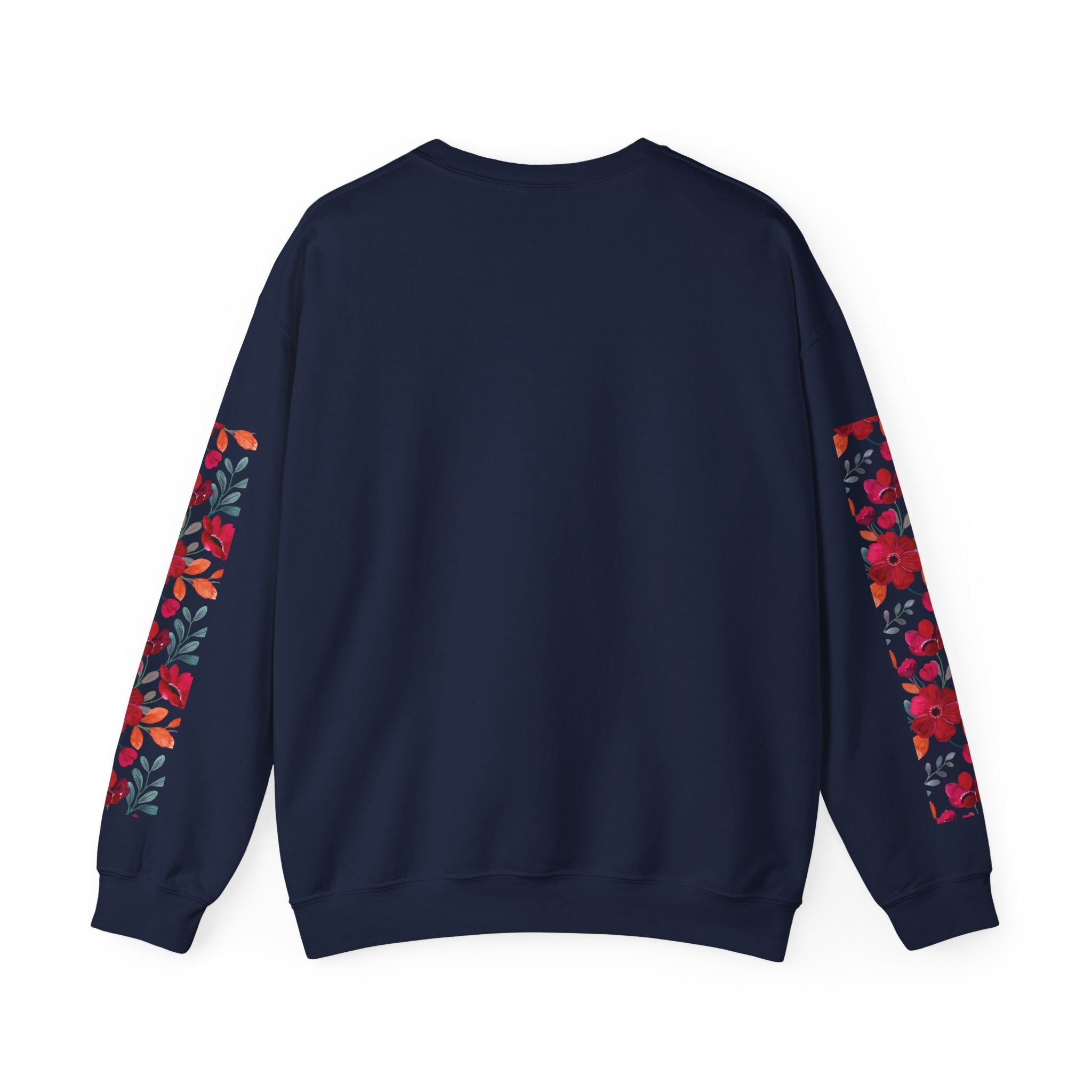 Abstract Art & Floral Sweatshirt