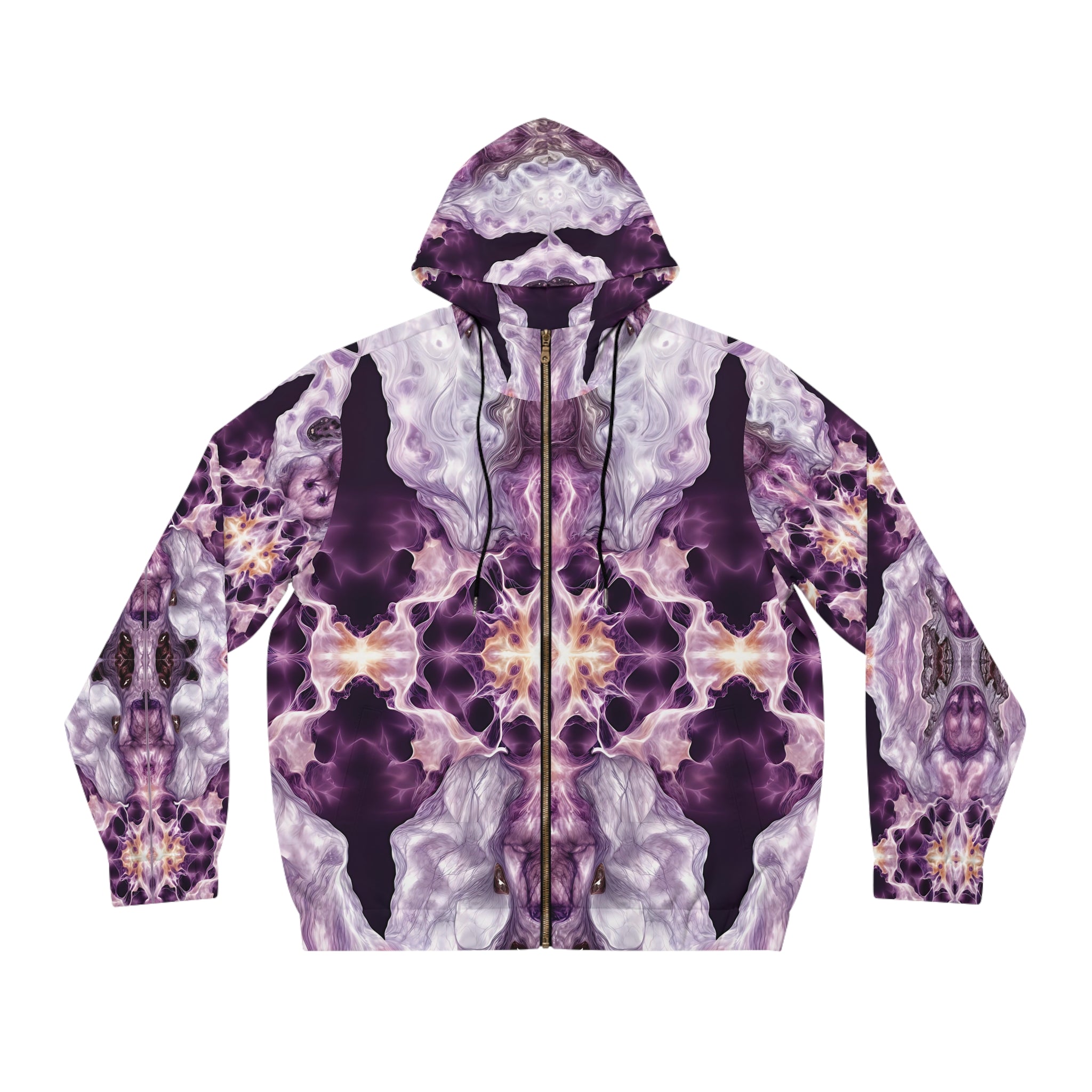 Men's Purple Illusion Hoodie