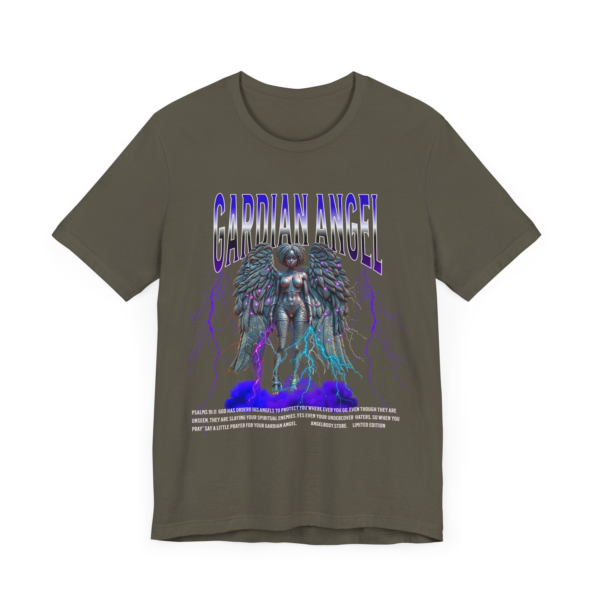 Fun Guardian Angel Graphic Tee - Unisex Short Sleeve T-Shirt for Spirituality Lovers