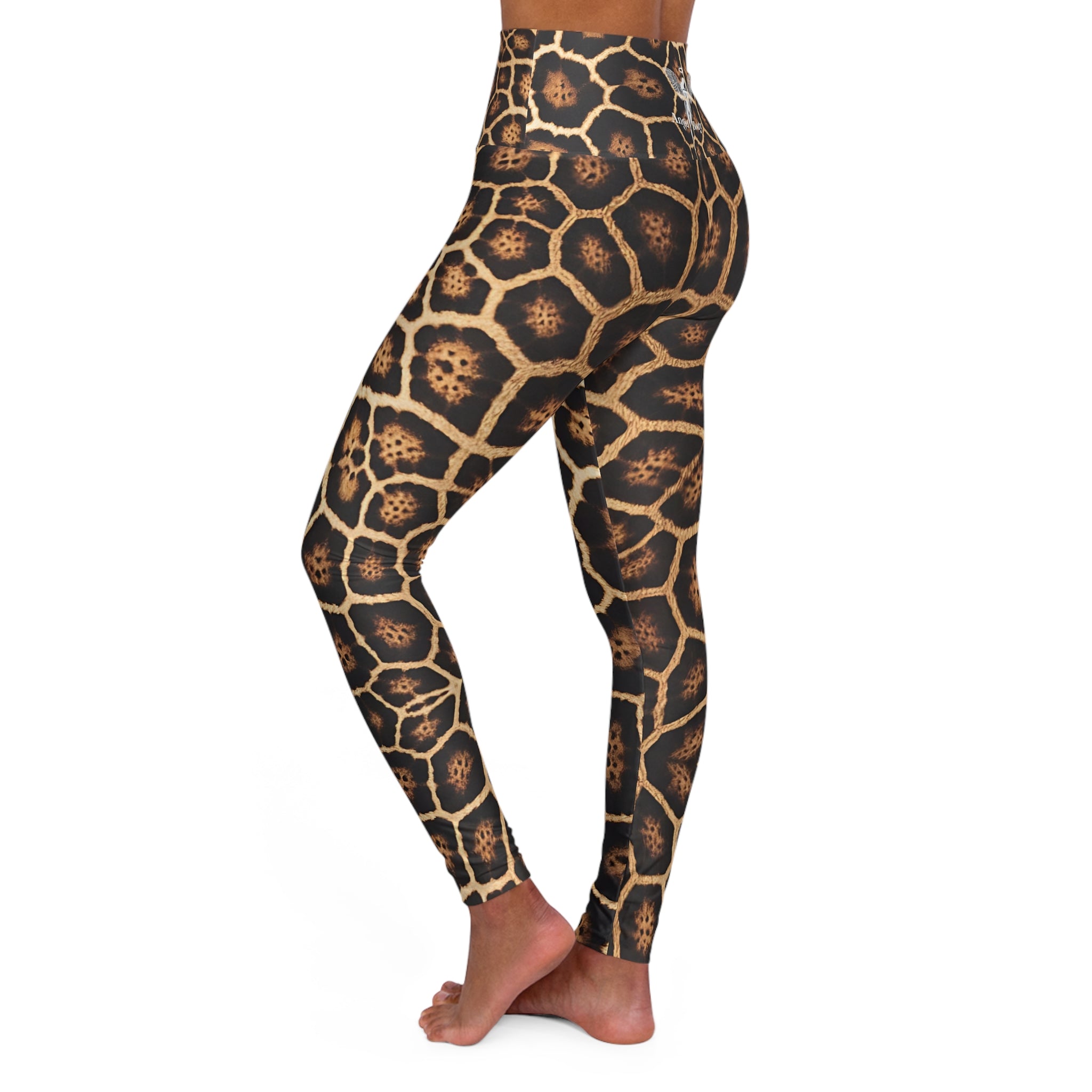 New Custom design High Waisted Jaguar style Yoga Leggings OMG- Perfect for Fitness Enthusiasts & Casual Wear