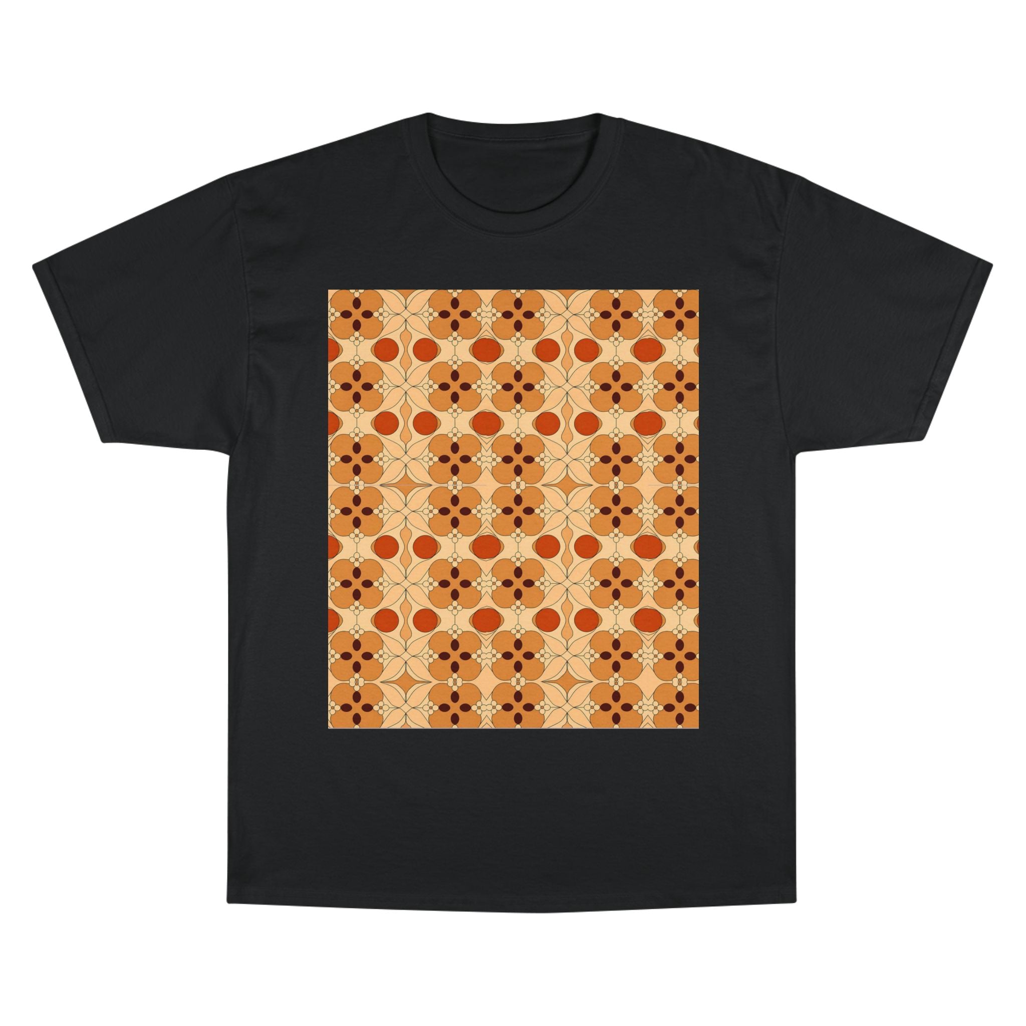 Retro Pattern T-Shirt - Stylish and Comfortable Tee