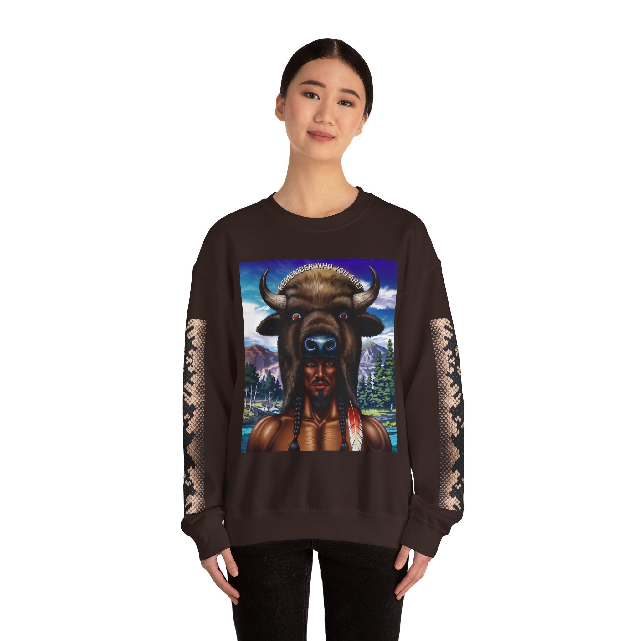 Native American Spirit Crewneck Sweatshirt - Unisex Heavy Blend™