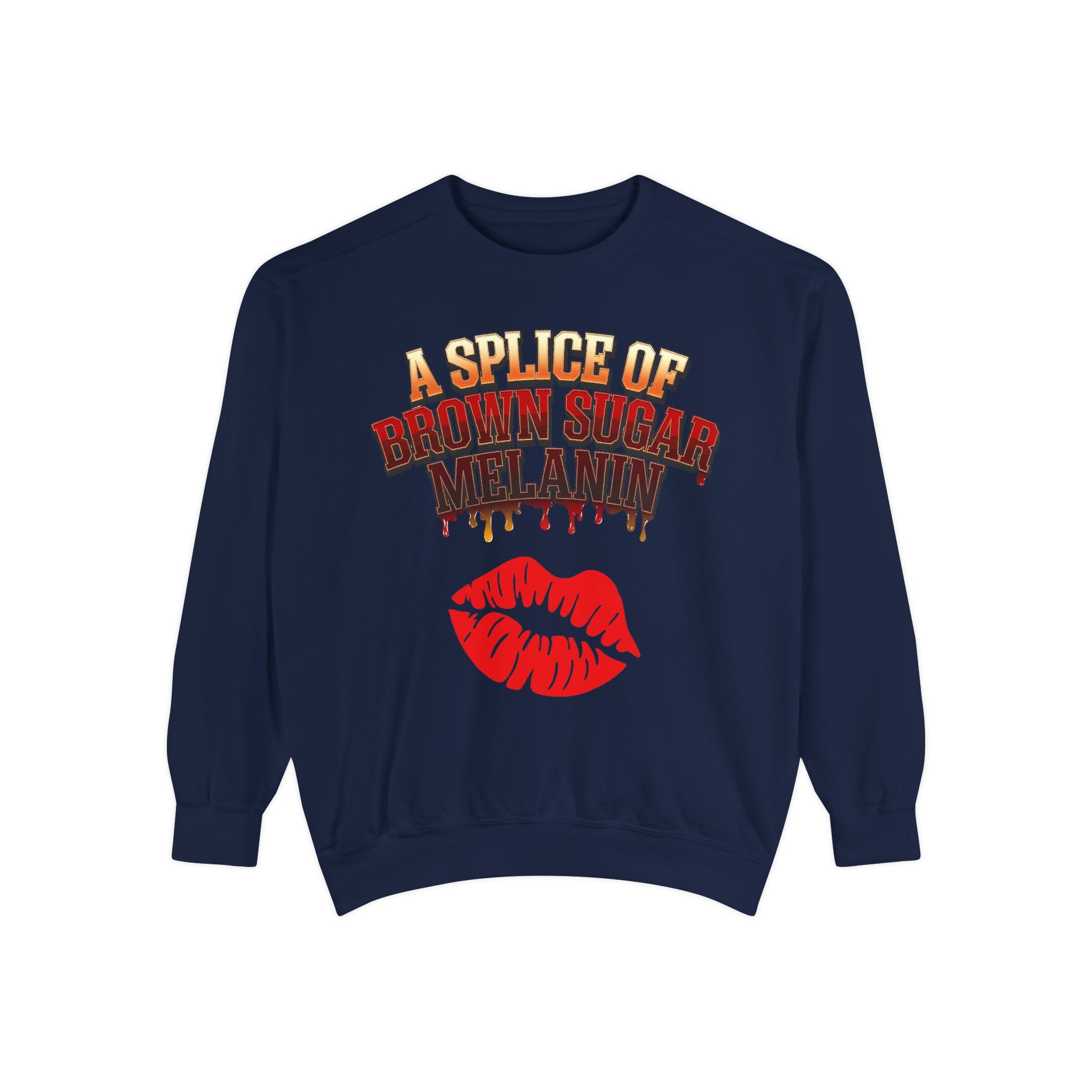 A Splice of Brown Sugar Melanin Unisex Sweatshirt - Comfortable & Stylish for All Occasions