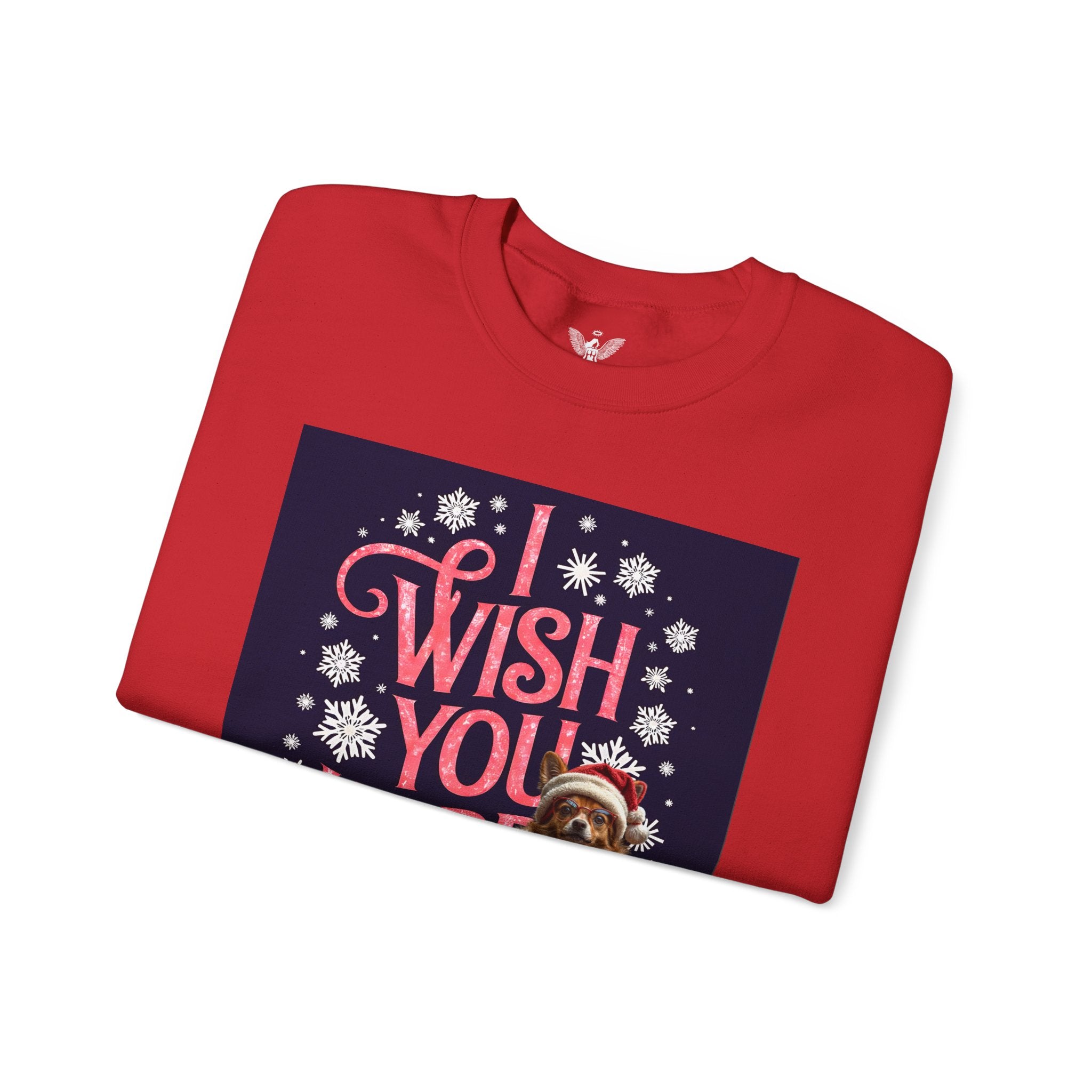 Funny Holiday Sweater - 'I Wish You Happy Holidays' Crewneck Sweatshirt