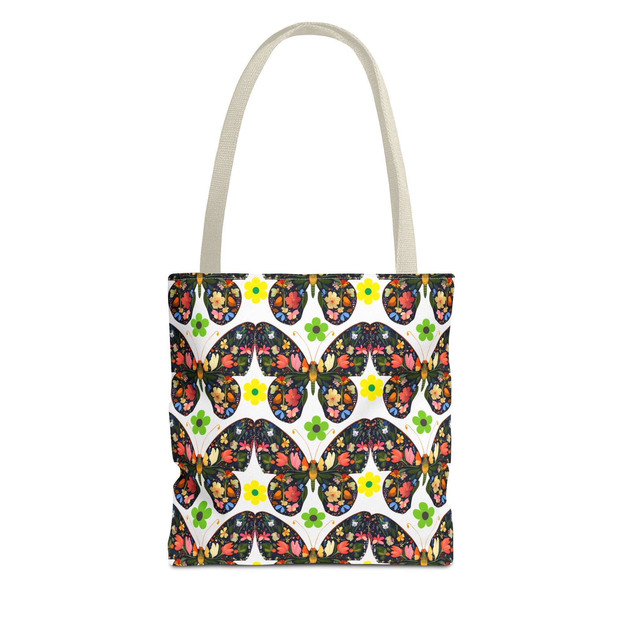 Floral Butterfly Tote Bag - Perfect for Spring Outings and Everyday Use