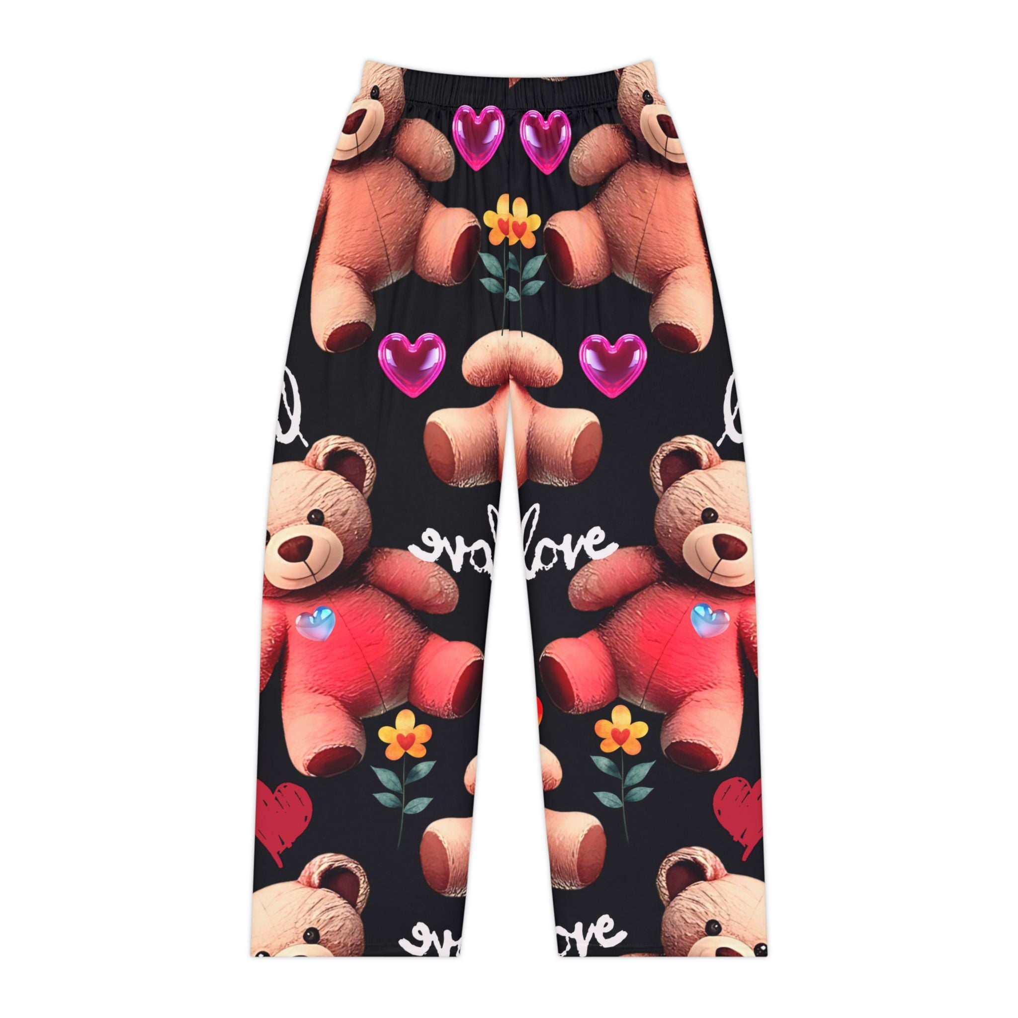 Fun,Cozy ,Cute Playful Love Bear Women's Pajama Pants premium quality