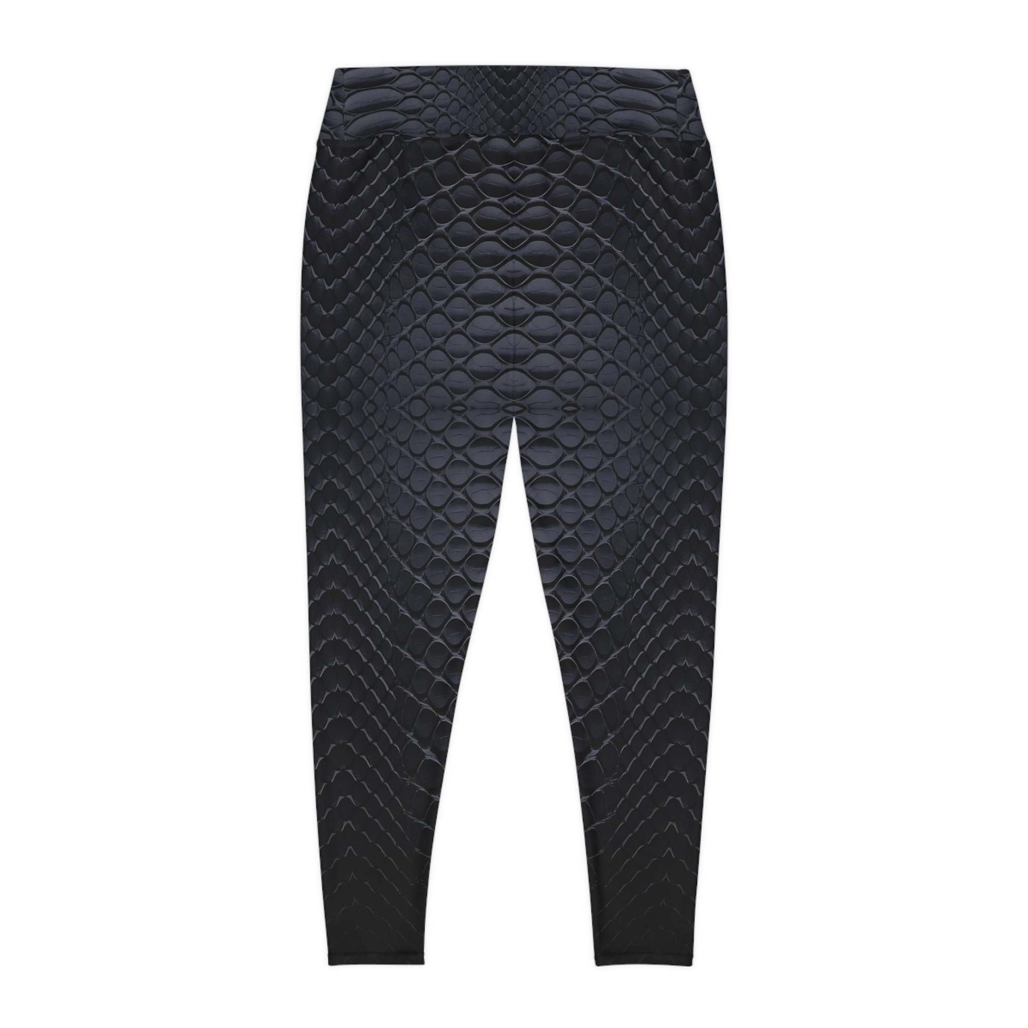 Sleek Plus Size Leggings with Textured Design - Angel Body