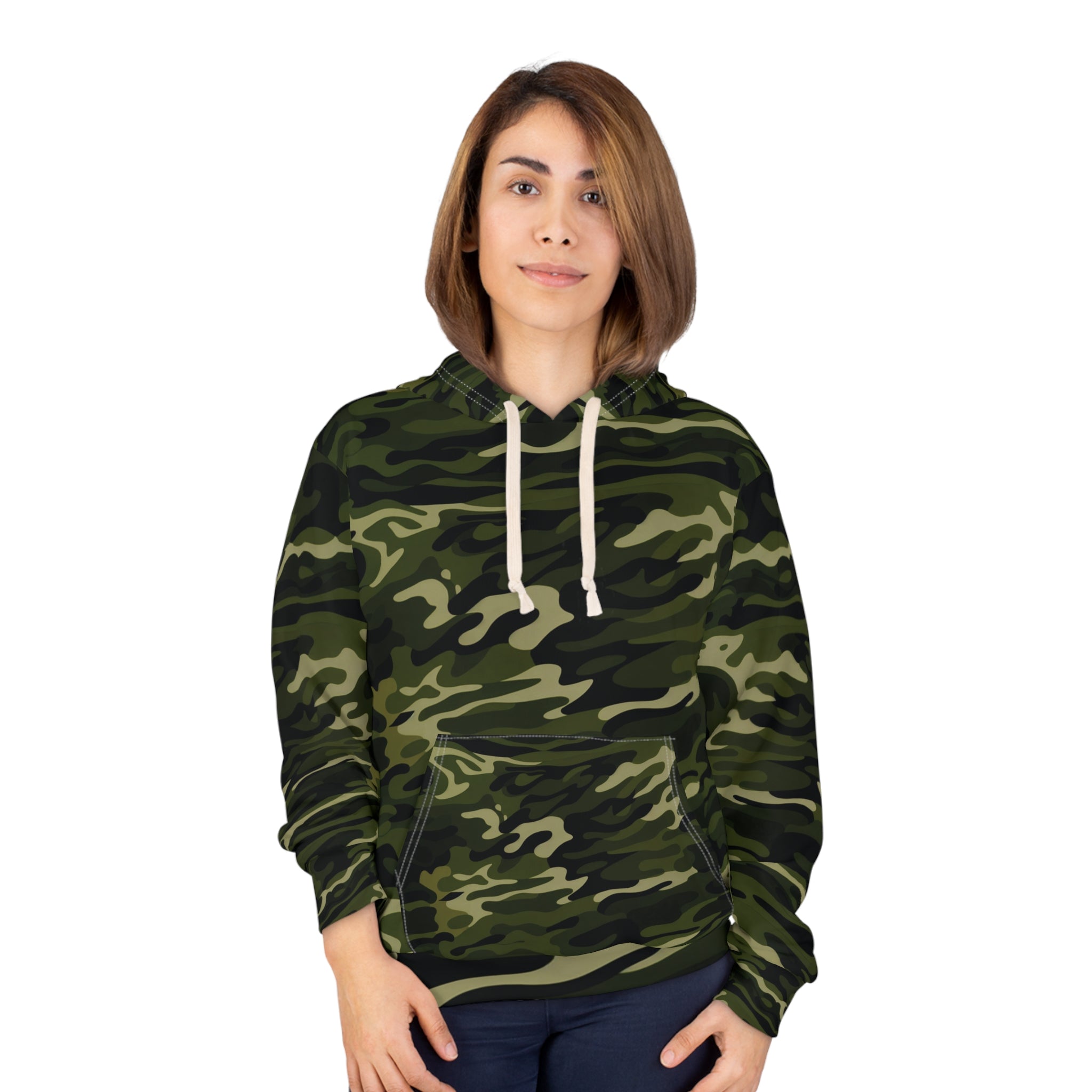 Camouflage Unisex Hoodie - Outdoor Adventure and Camping Fun