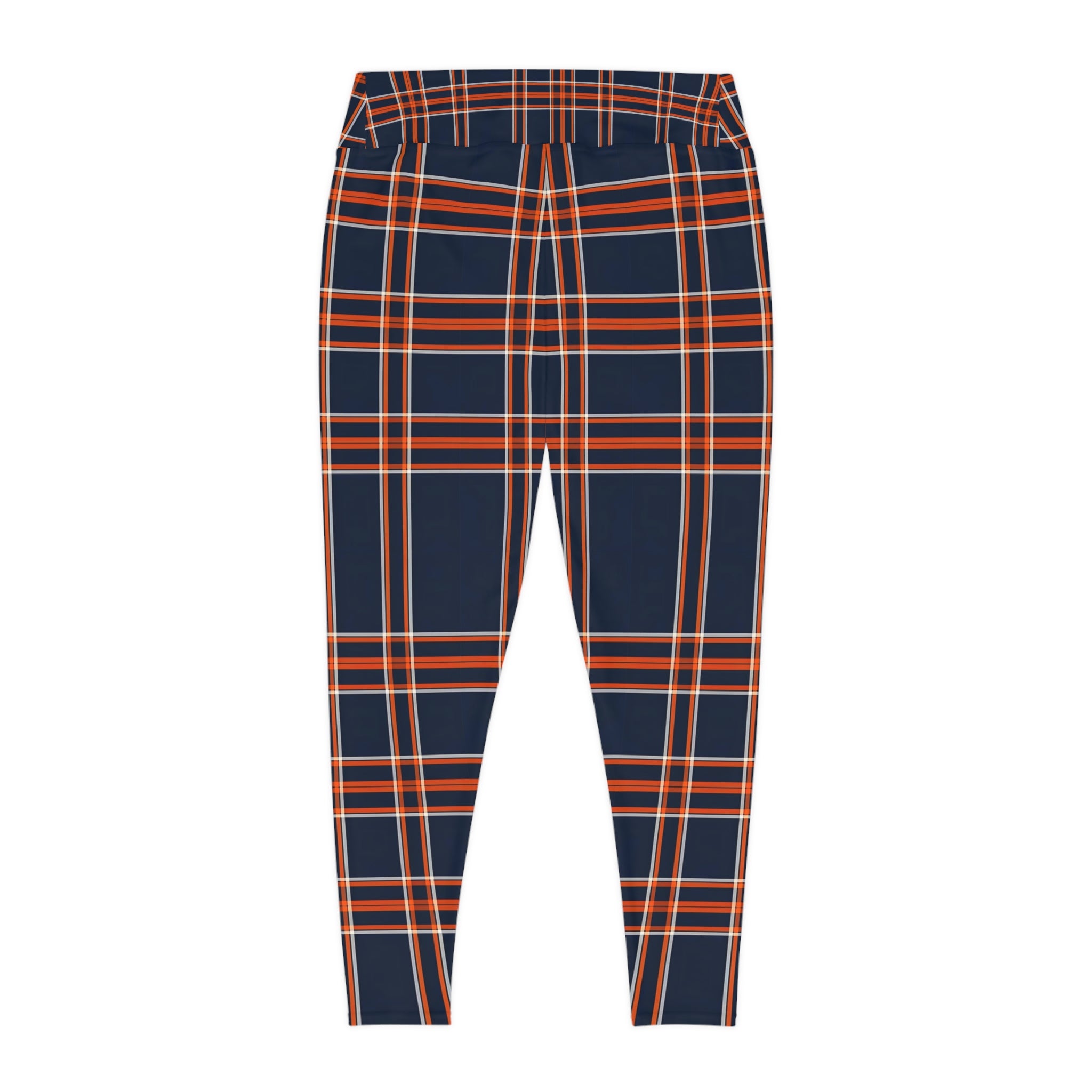 New Custom design Plus Size Plaid Leggings for Comfort & Style