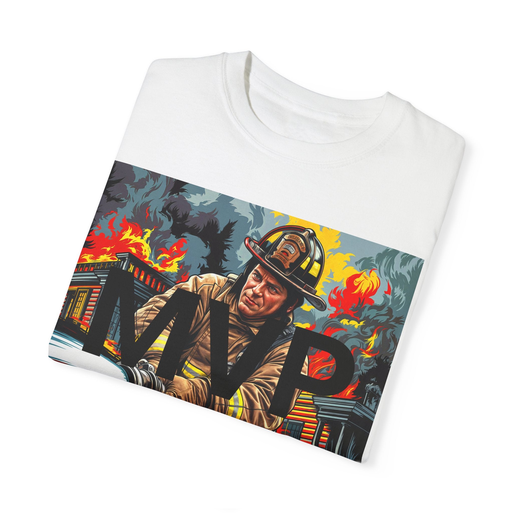 MVP Thank You Firefighter T-Shirt - Unisex Garment-Dyed Tee