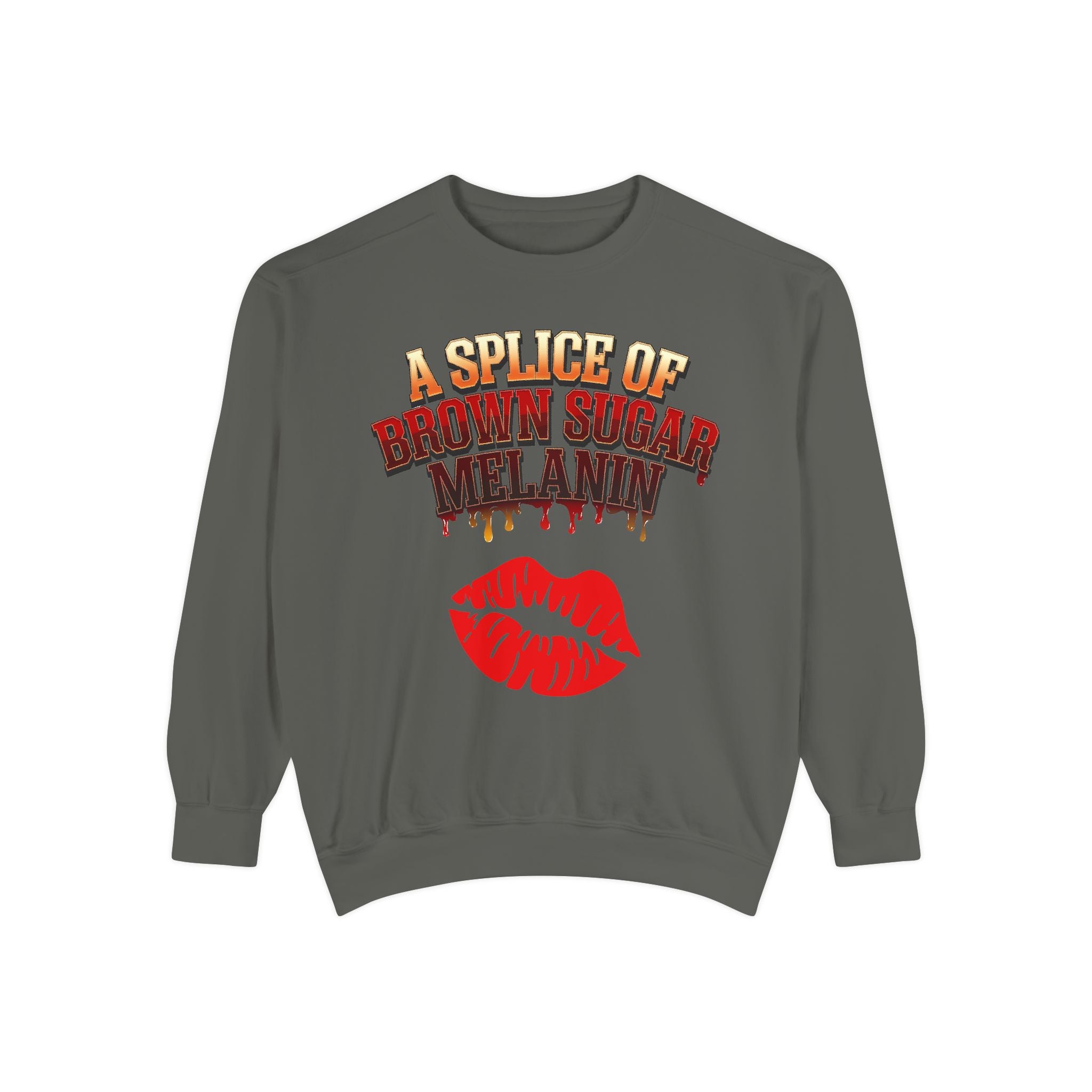 A Splice of Brown Sugar Melanin Unisex Sweatshirt - Comfortable & Stylish for All Occasions