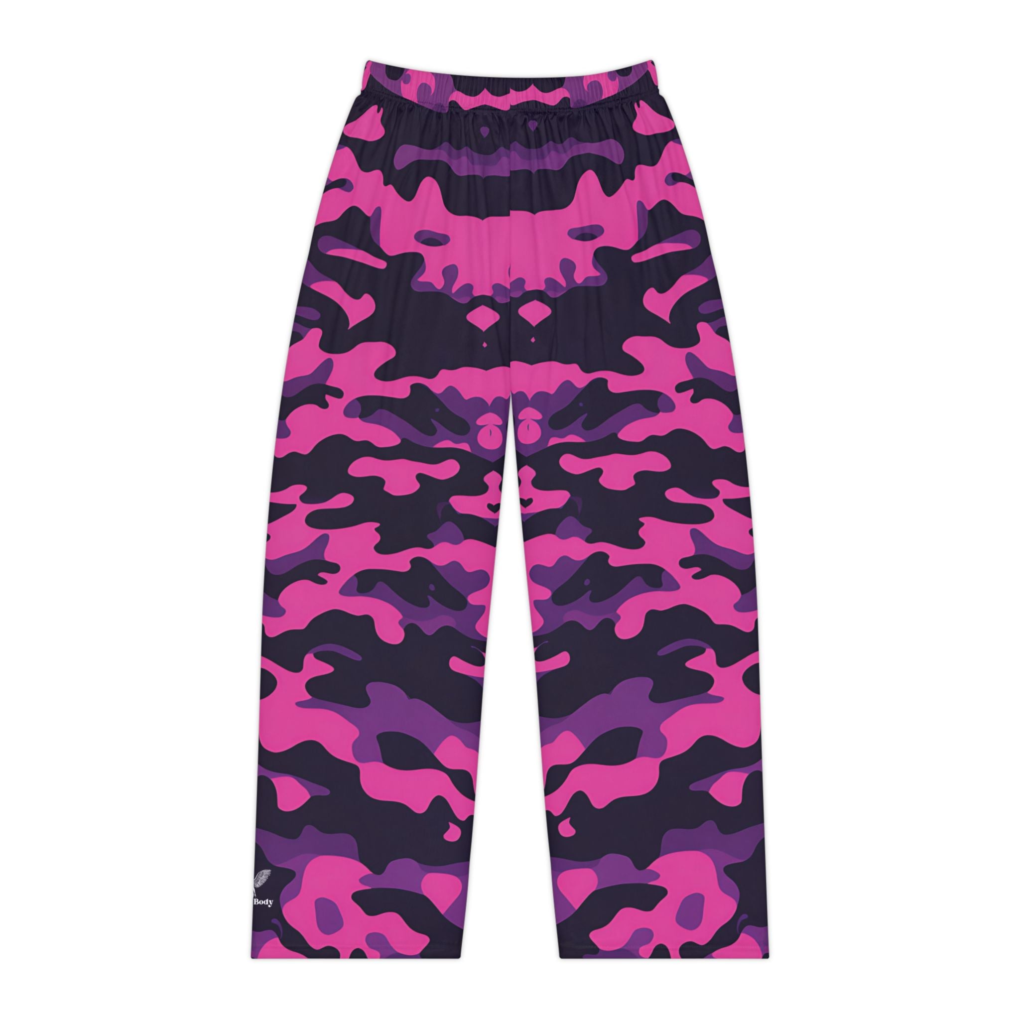 Trendy Women's Pink Camo Pajama Pants for Cozy Nights