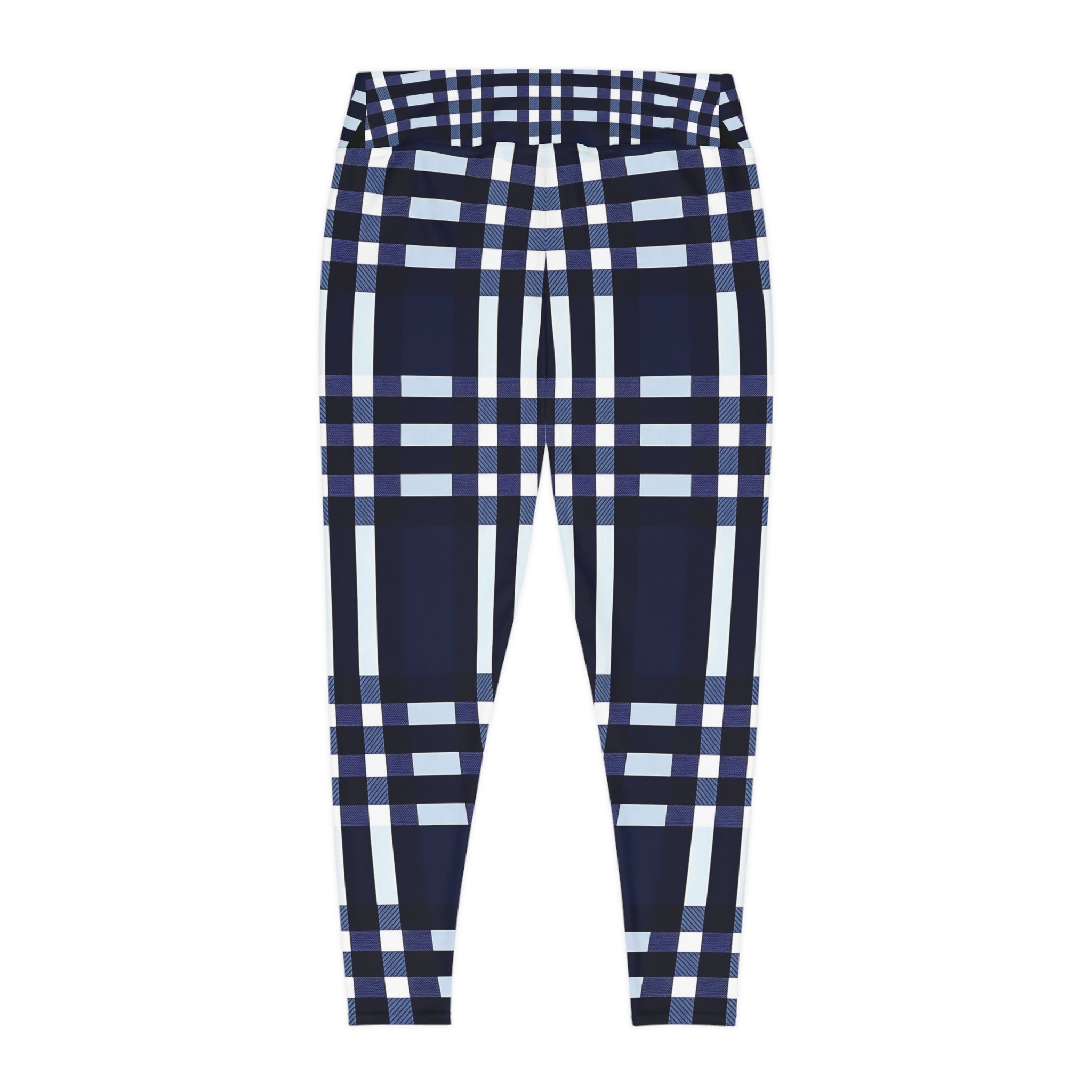 New Custom design Plus Size Leggings - Comfortable Plaid Design for Everyday Wear