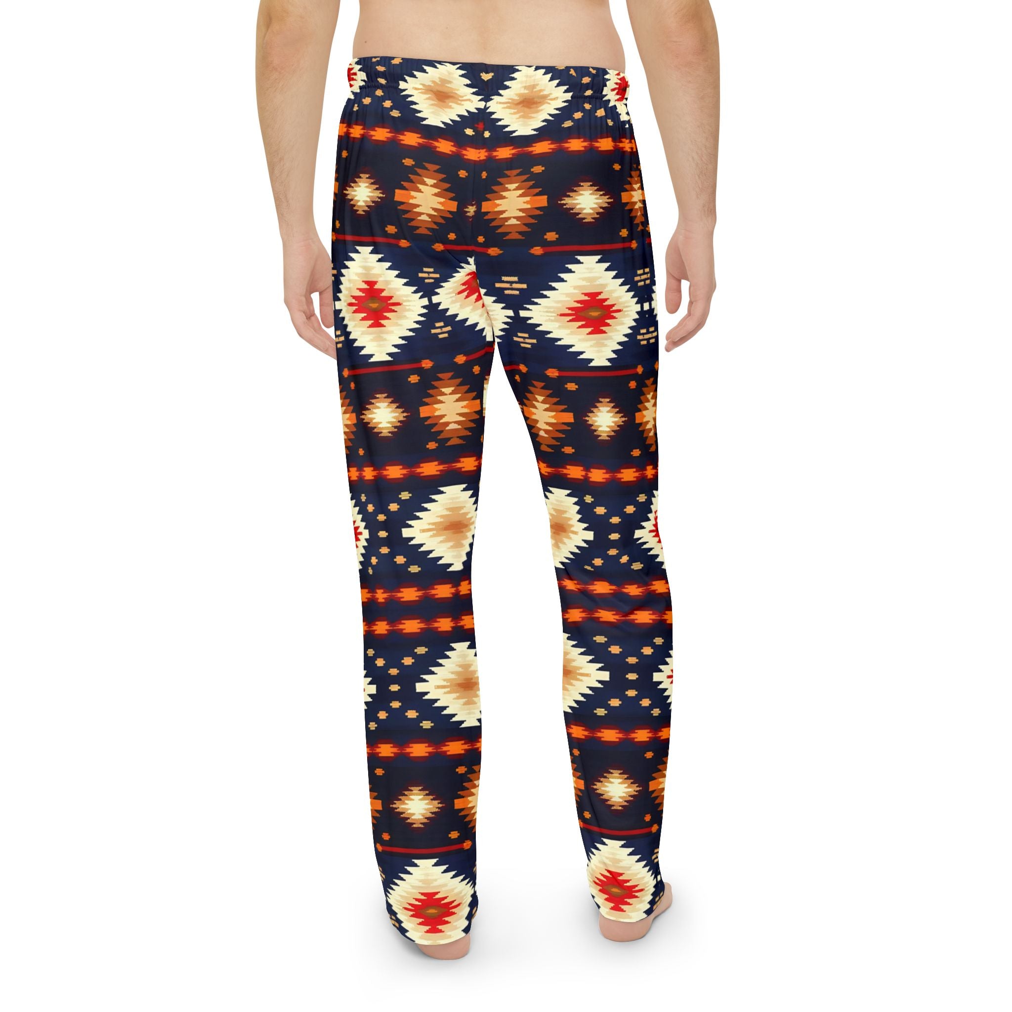 Men's Pajama Pants - Cozy Tribal Pattern for Relaxation & Lounge Wear