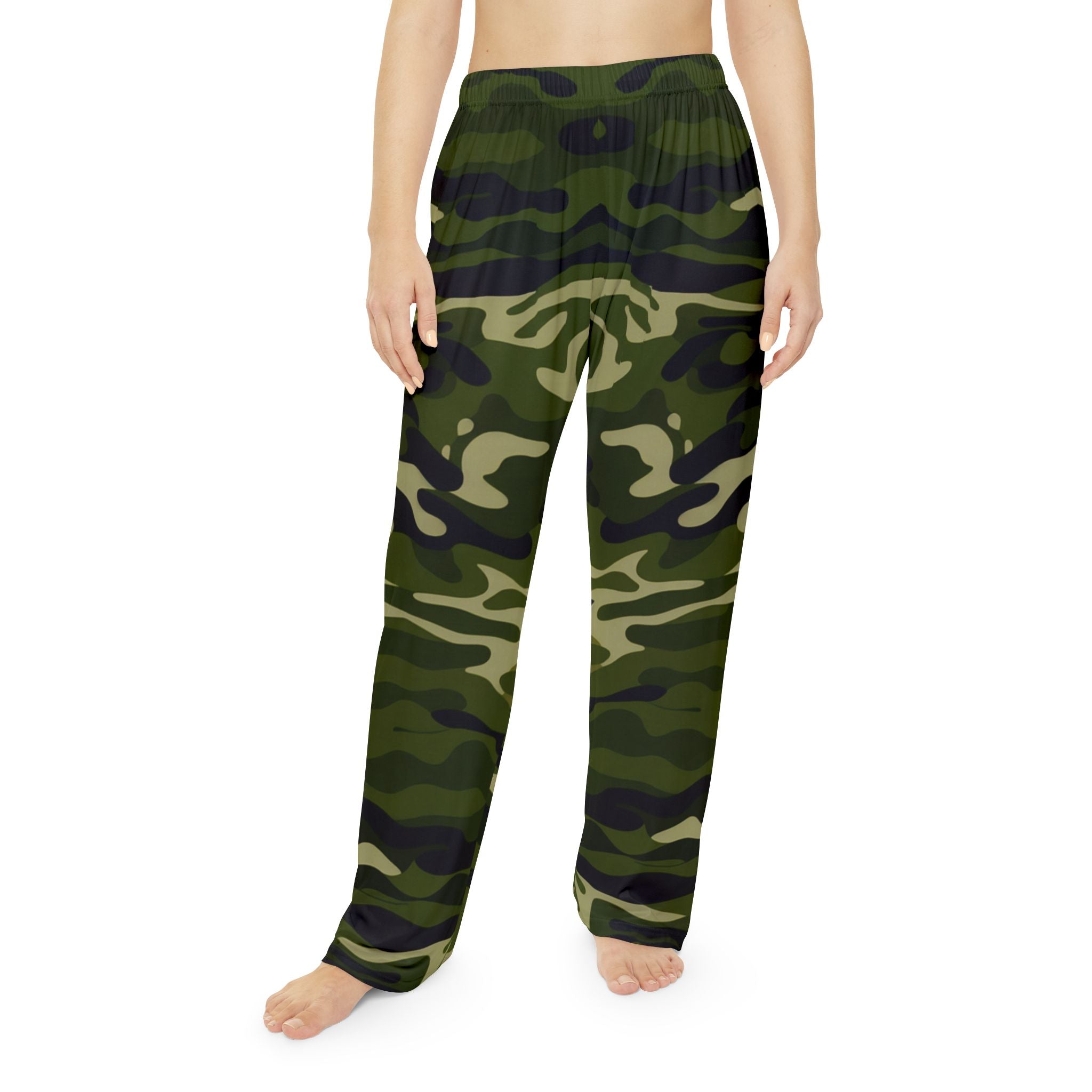 Camouflage Women&#039;s Pajama Pants - Cozy and Stylish Sleepwear for Relaxing Nights