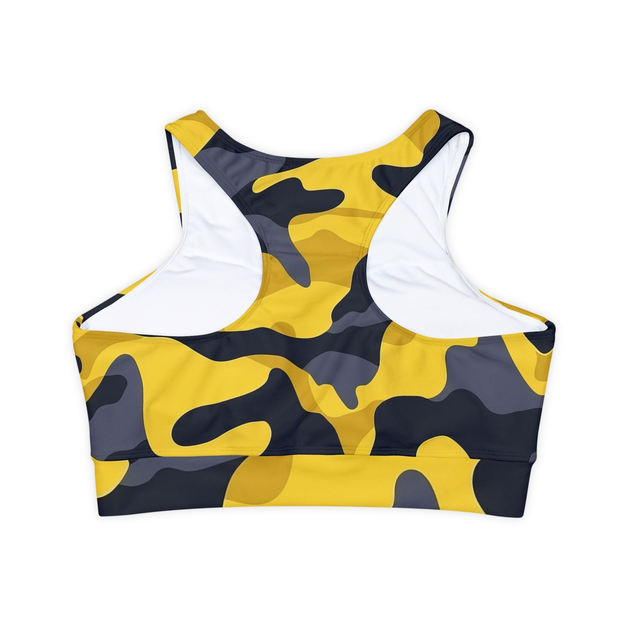 Camouflage Sports Bra for Active Women | Fully Lined, Padded Comfort