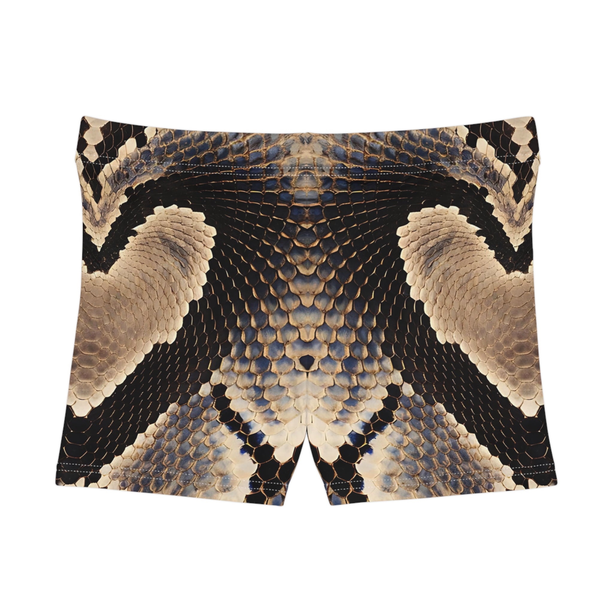 Stylish Python  Print Women's Shorts - Trendy and Comfortable Summer Wear