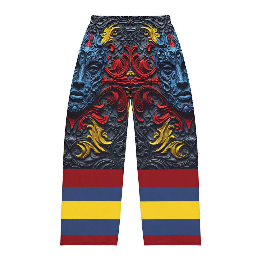 Retro Graphic Pajama Pants