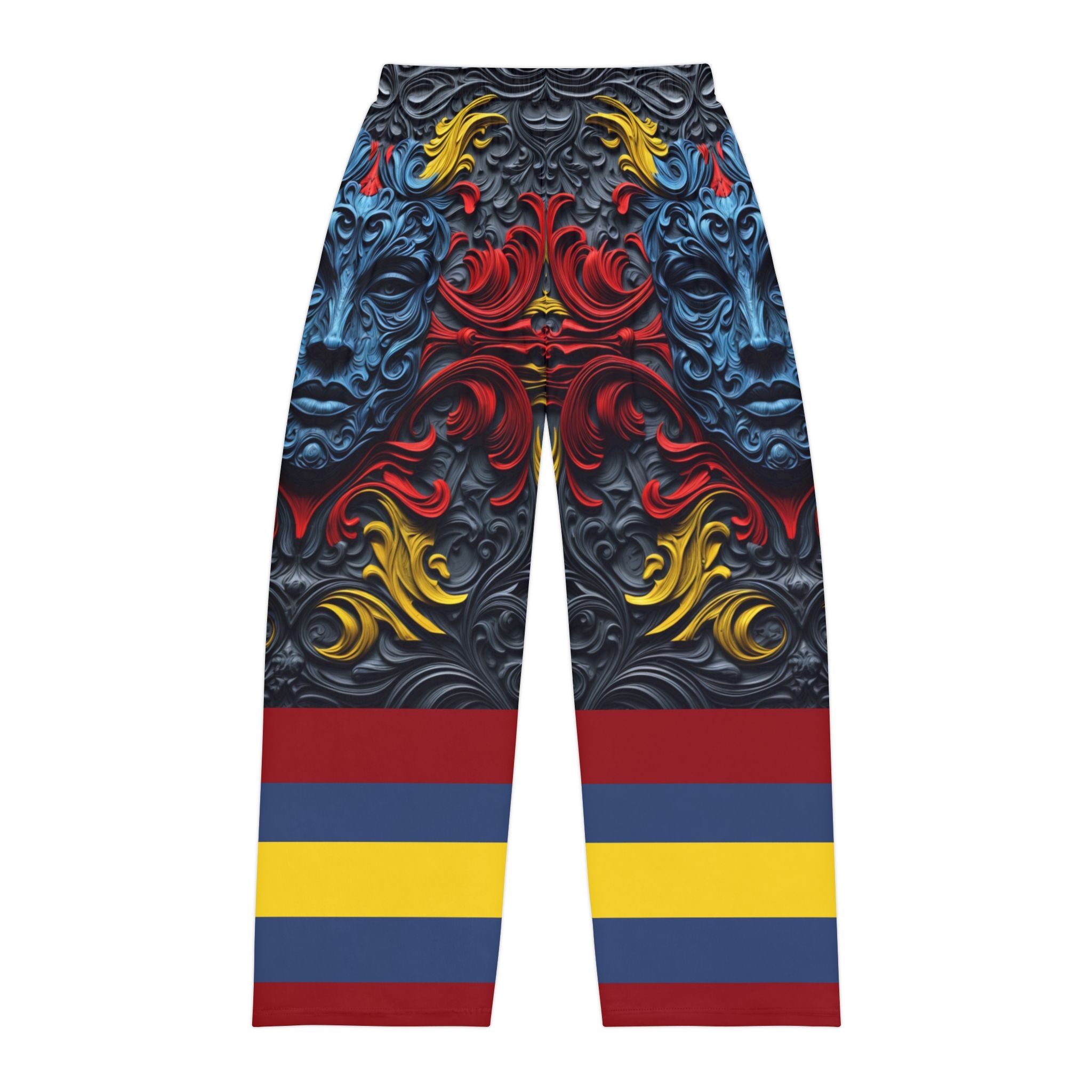 Retro Graphic Pajama Pants