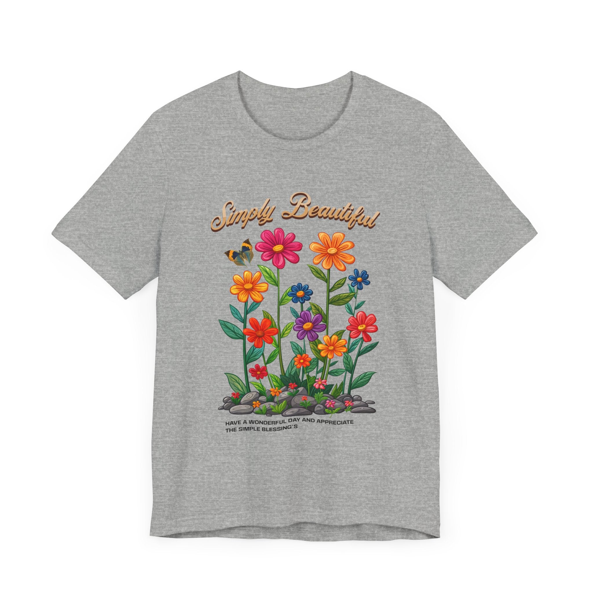 Unisex Jersey Short Sleeve Tee: Simply Beautiful