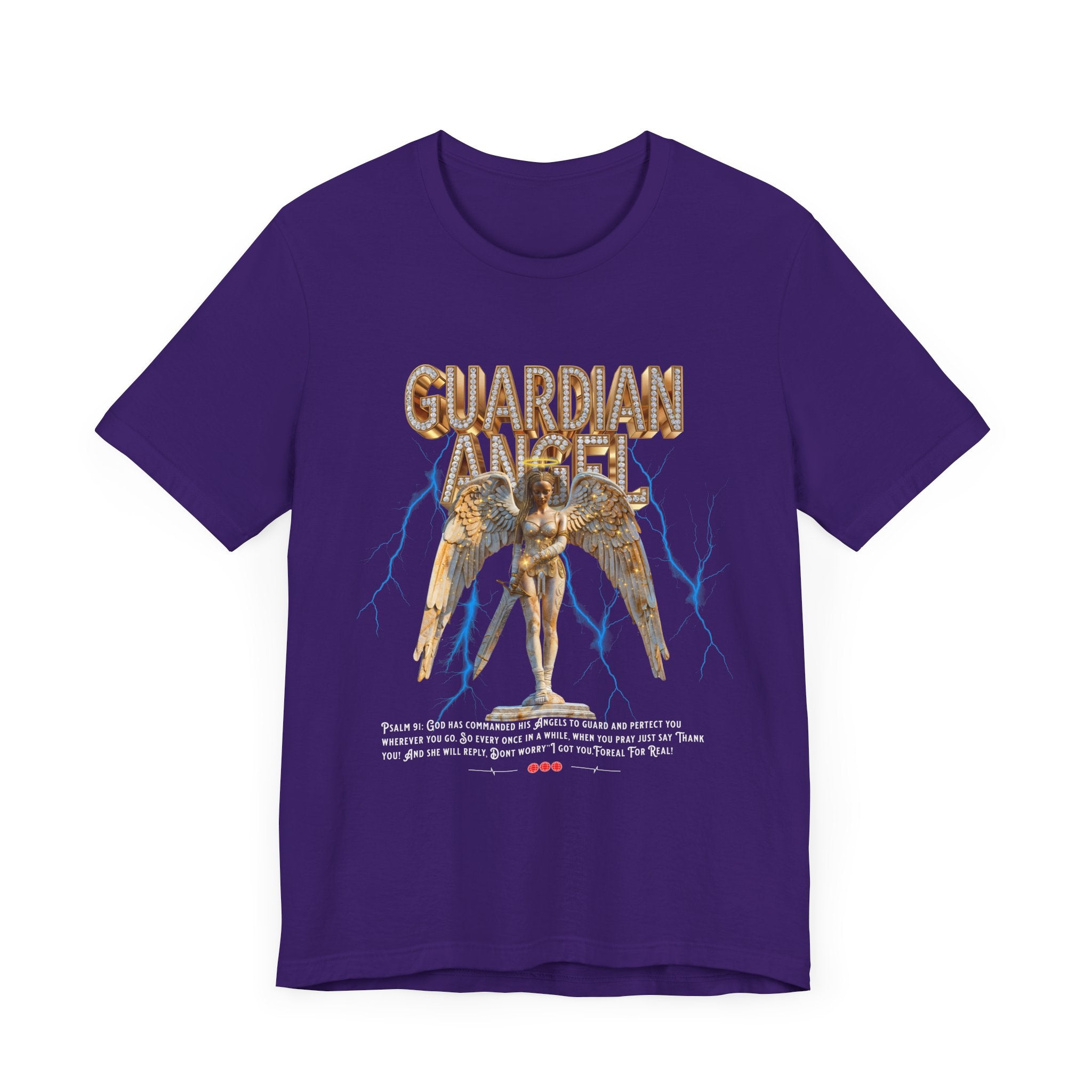 Unisex Jersey Short Sleeve: Guardian Angel Spiritual Warrior