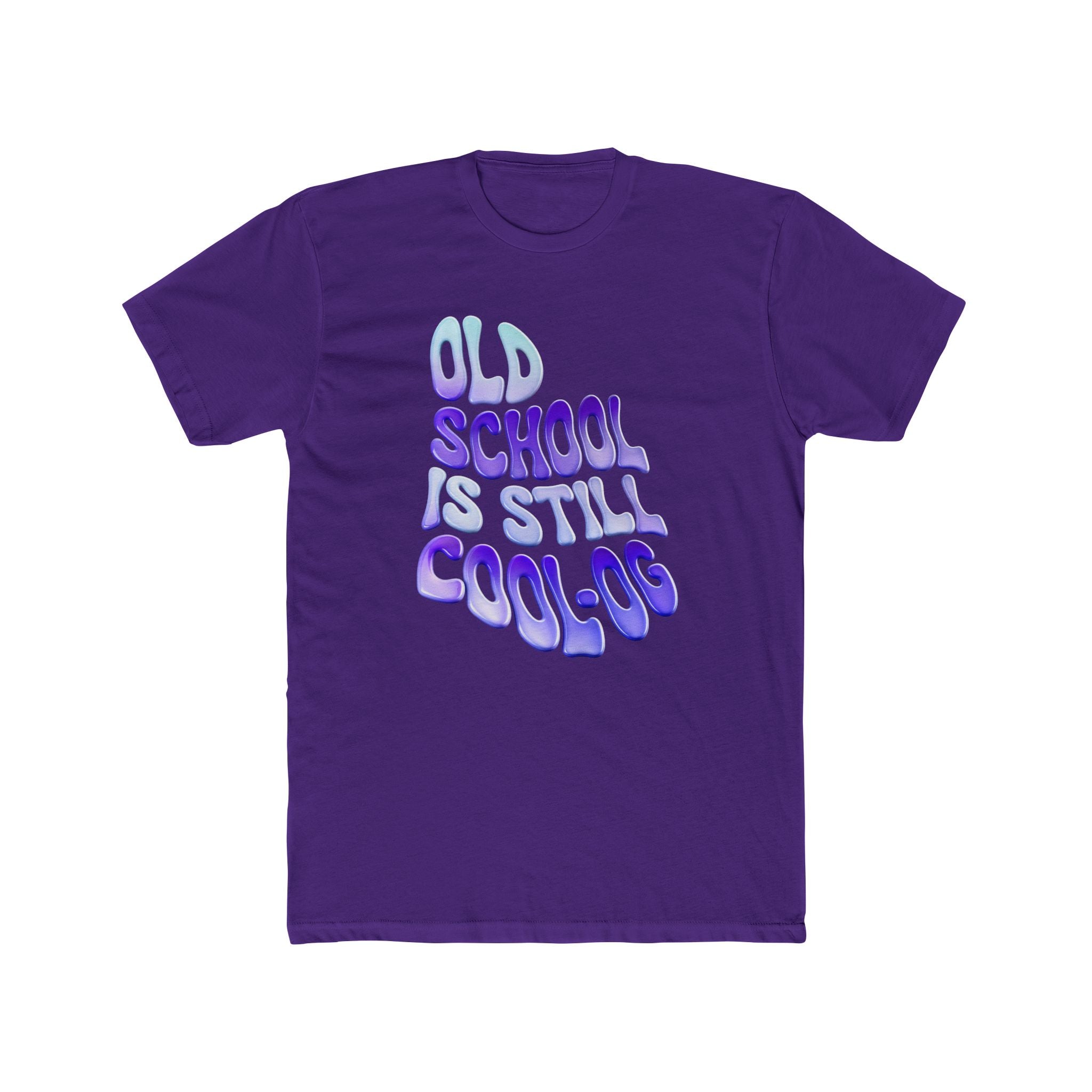 Retro 'Old School is Still Cool-OG' Unisex Cotton Crew Tee