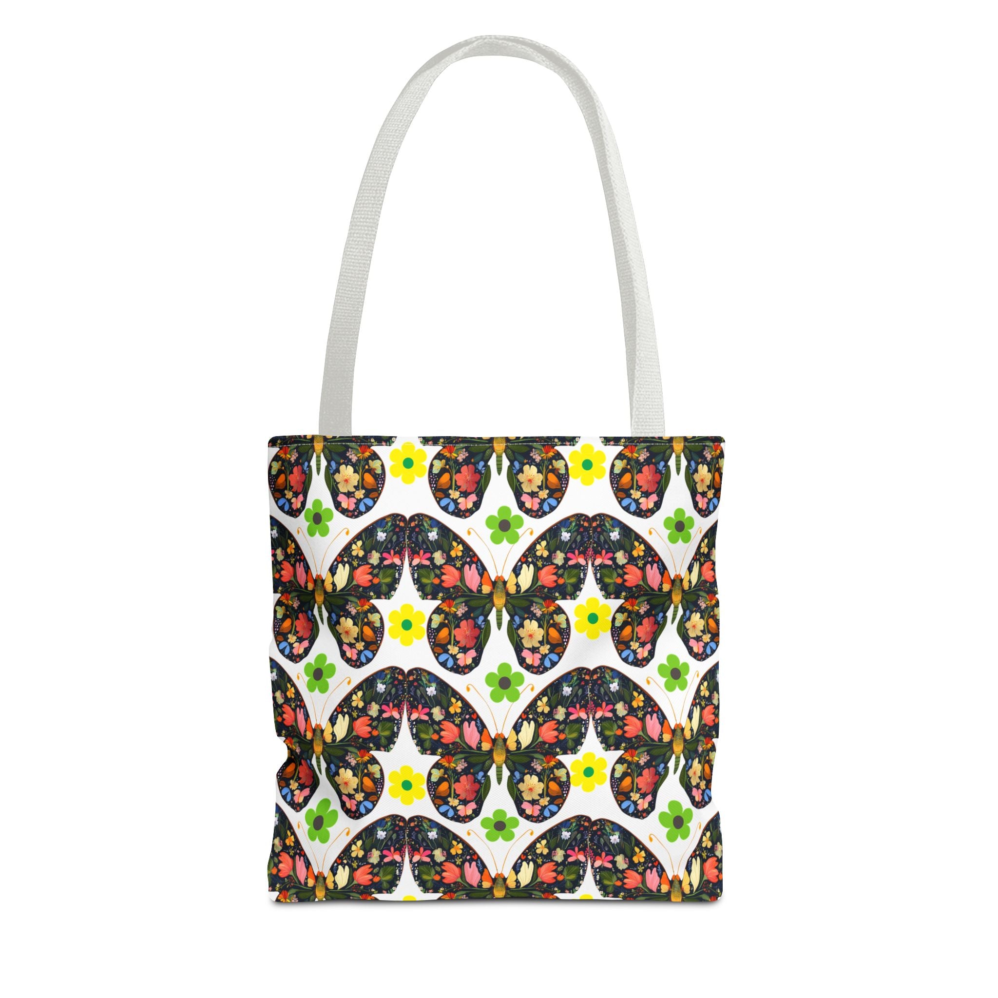 Floral Butterfly Tote Bag - Perfect for Spring Outings and Everyday Use