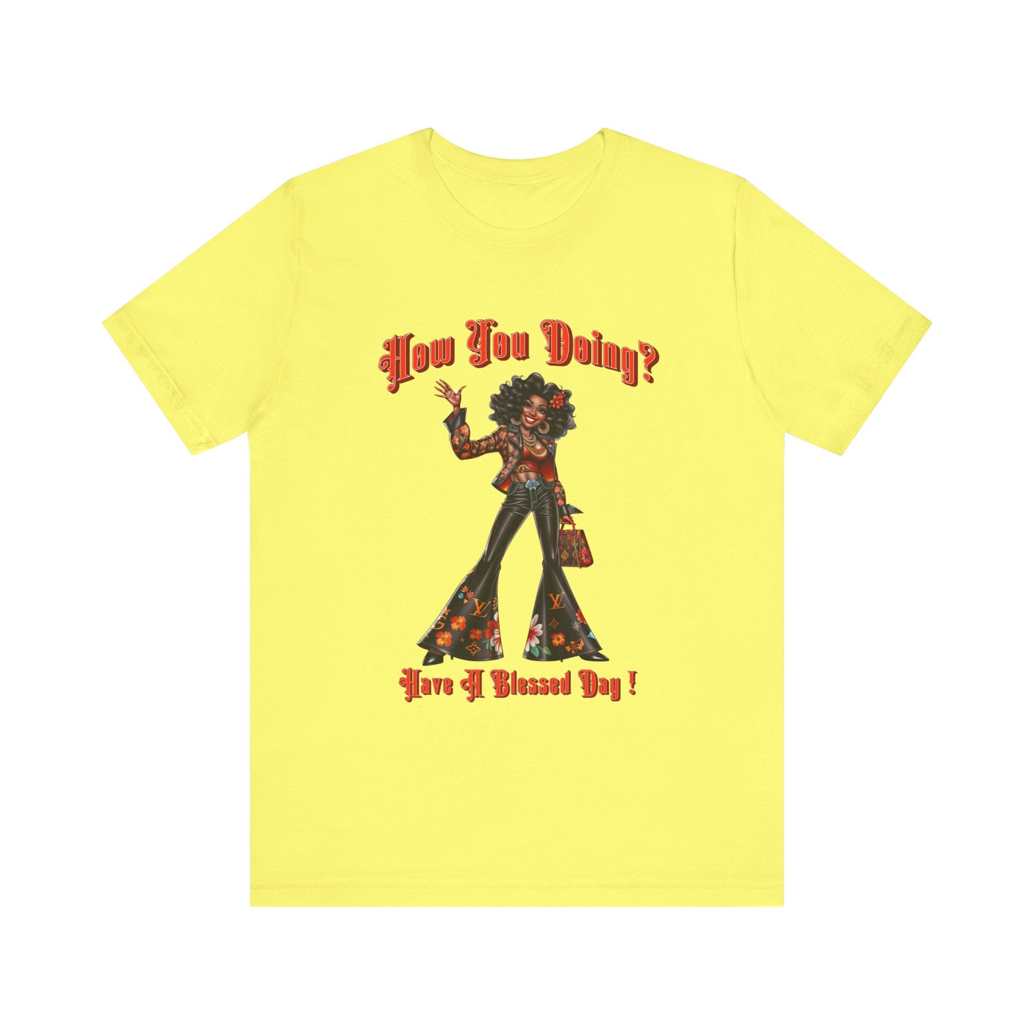 Happy Lady Waving Tee