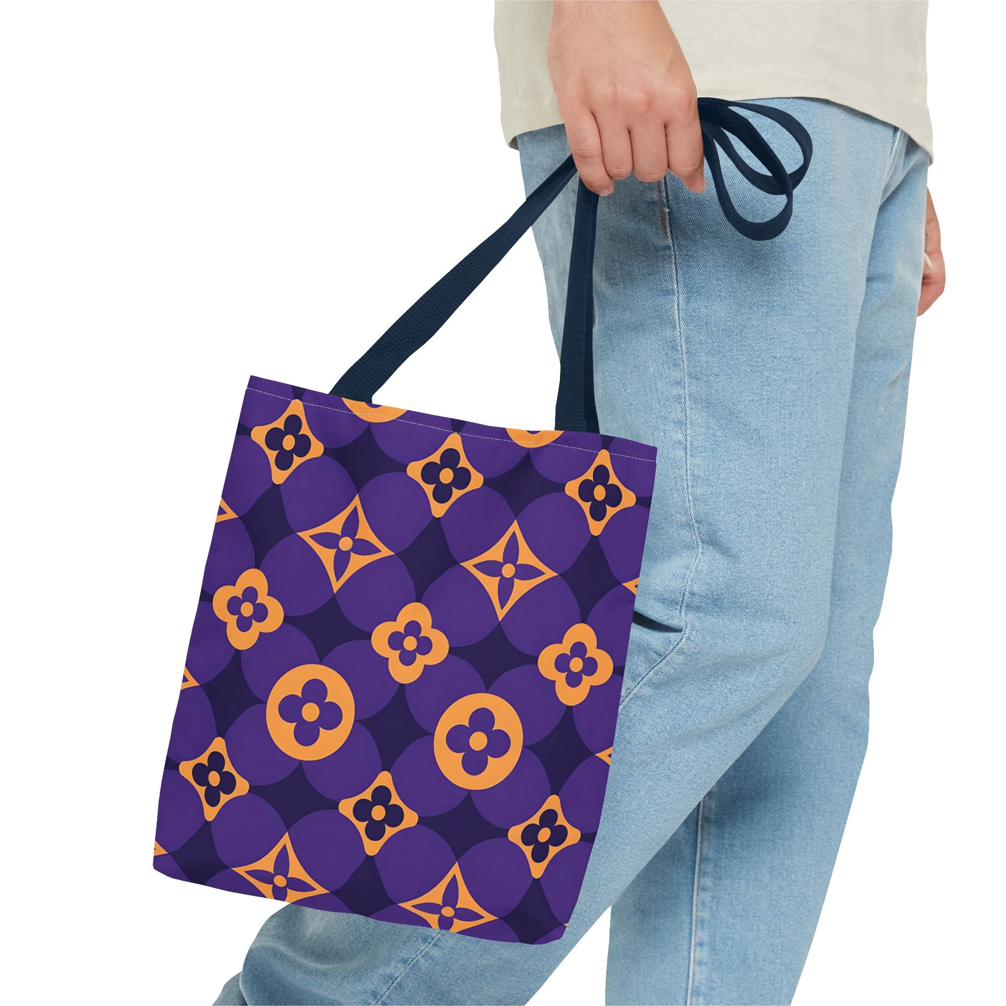 Colorful Floral Pattern Tote Bag - Stylish & Versatile Everyday Bag