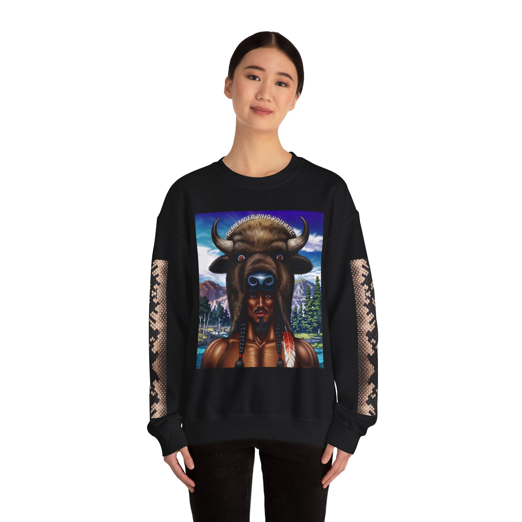 Native American Spirit Crewneck Sweatshirt - Unisex Heavy Blend™