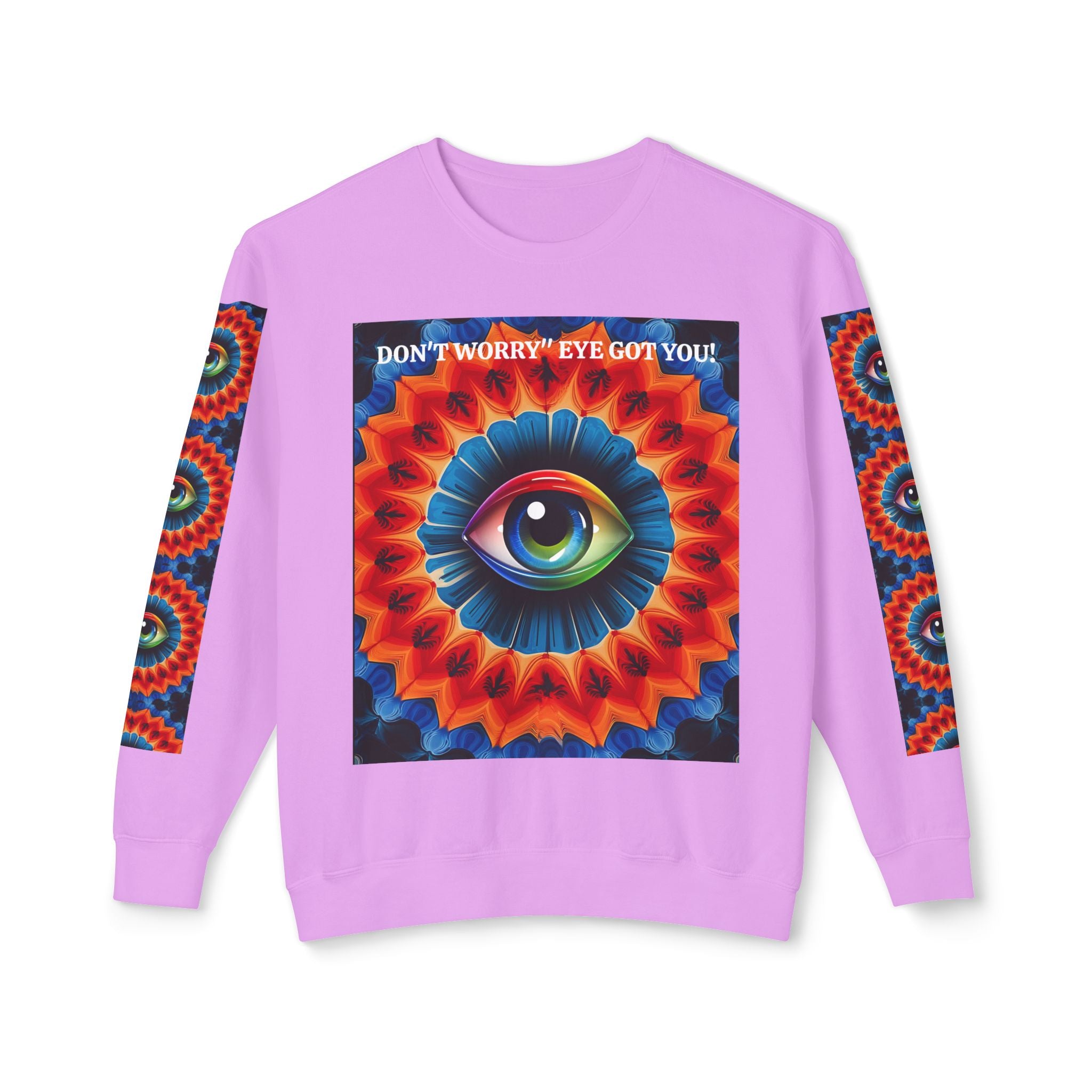 Crewneck Sweatshirt - Creative Eye Mandala Design