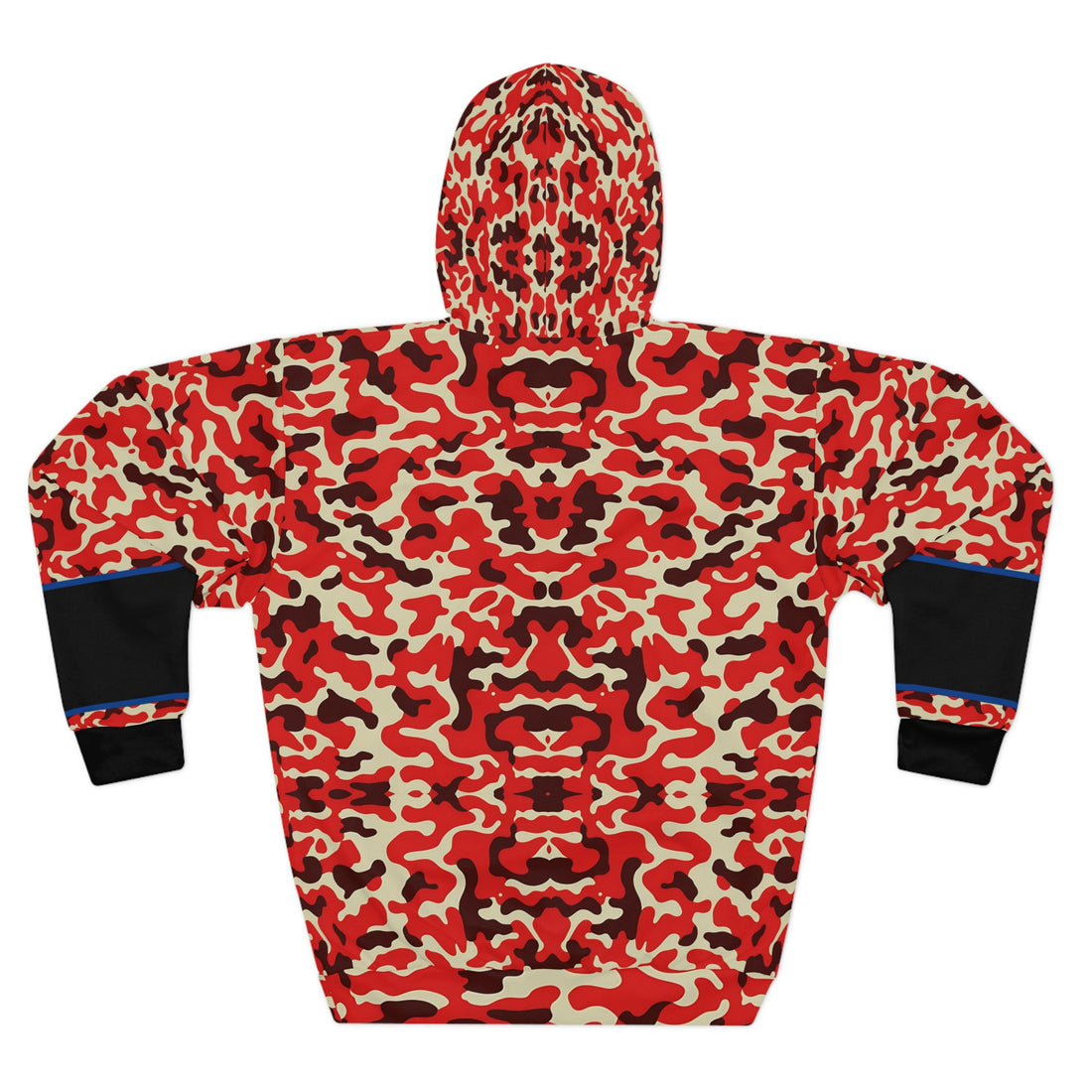 Vibrant Camo Unisex Pullover Hoodie - Warm and Stylish for Everyday Adventures