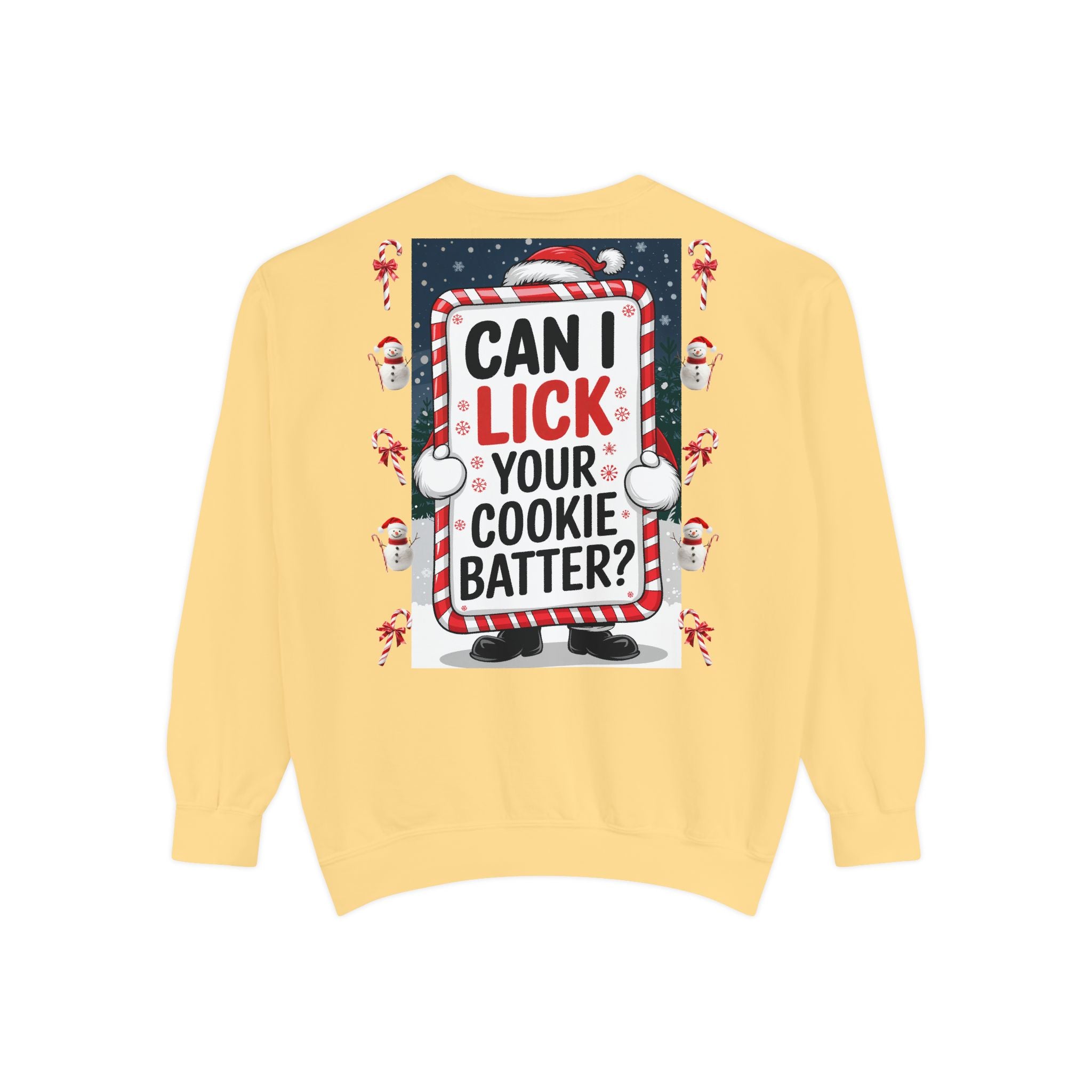 Funny Holiday Cookie Batter Sweatshirt - Unisex Christmas Sweatshirt