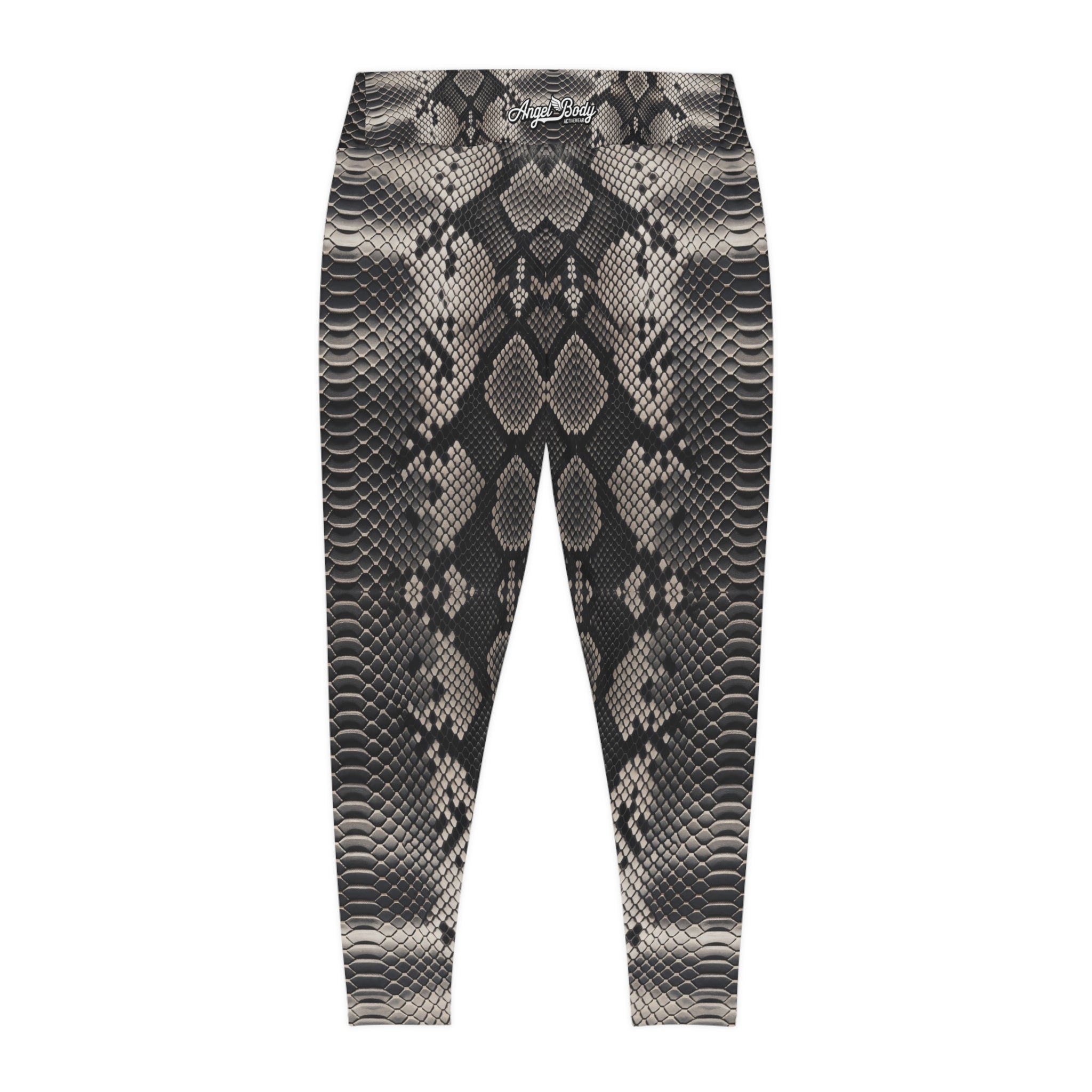 Stylish Plus Size Snake Print Leggings for Comfort and Confidence