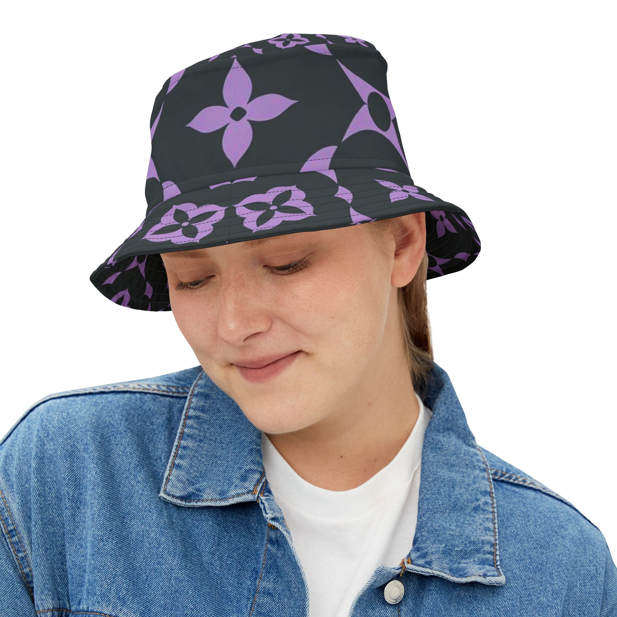 Trendy Floral Bucket Hat, Summer Accessory, Boho Style Hat, Festival Wear, Beach Hat, Outdoor Fashion - Angel Body