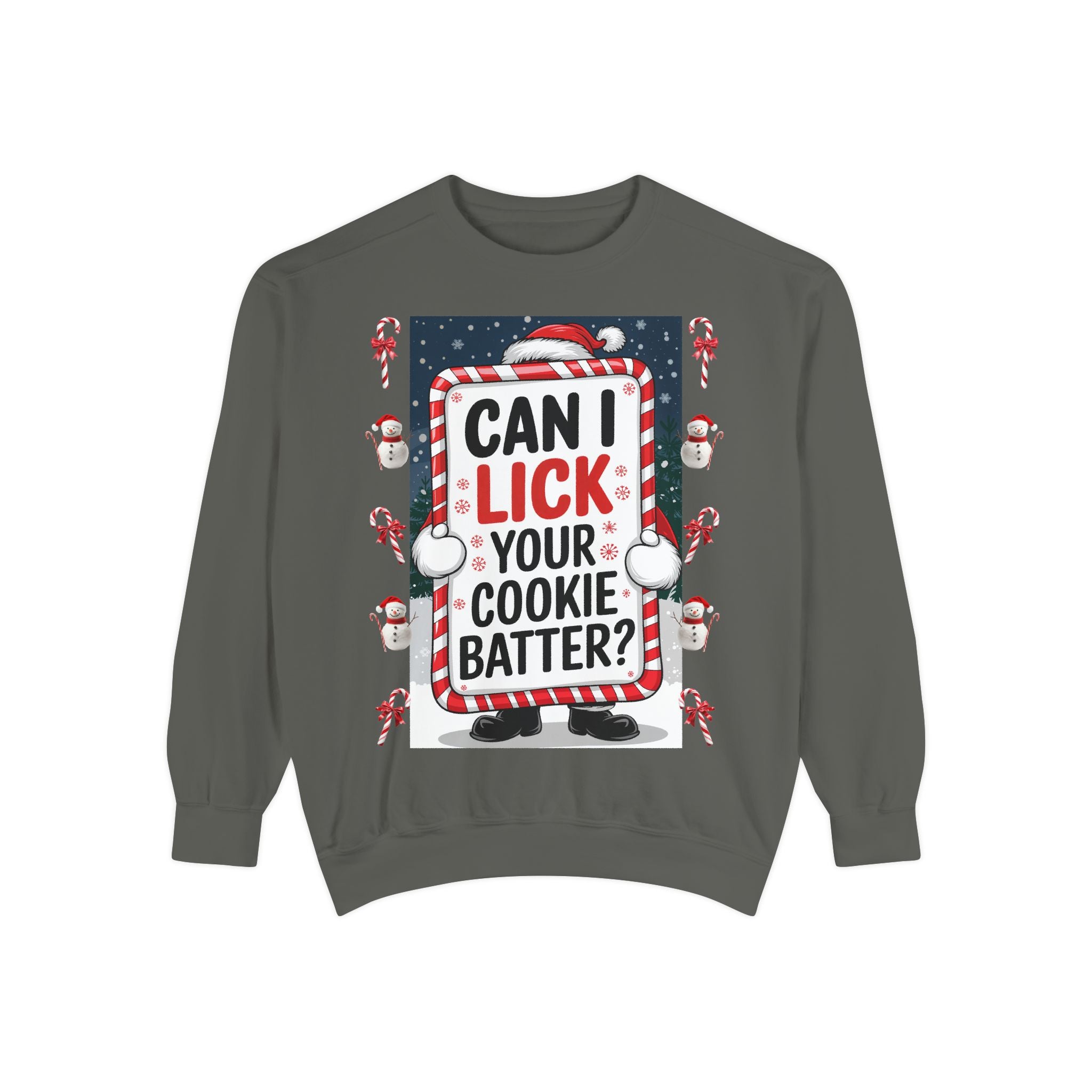 Funny Holiday Cookie Batter Sweatshirt - Unisex Christmas Sweatshirt