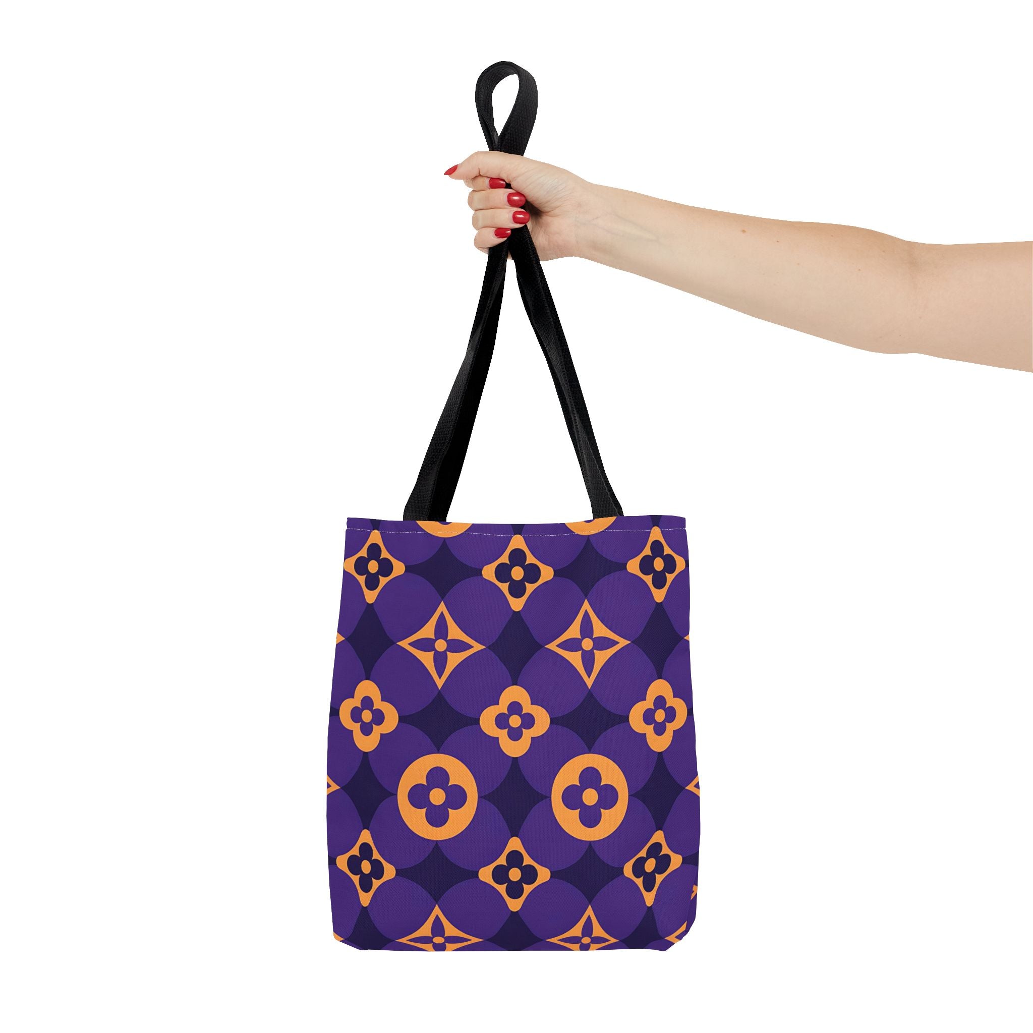 Colorful Floral Pattern Tote Bag - Stylish & Versatile Everyday Bag