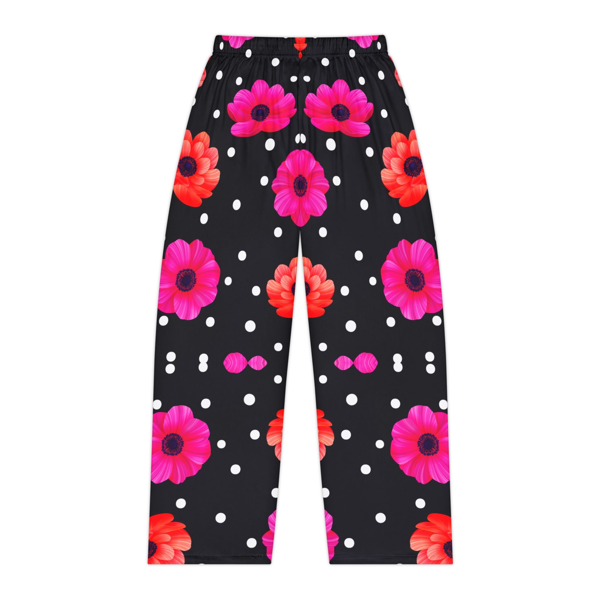 Floral Print Women's Pajama Pants called snow flower - Cozy & Chic Loungewear