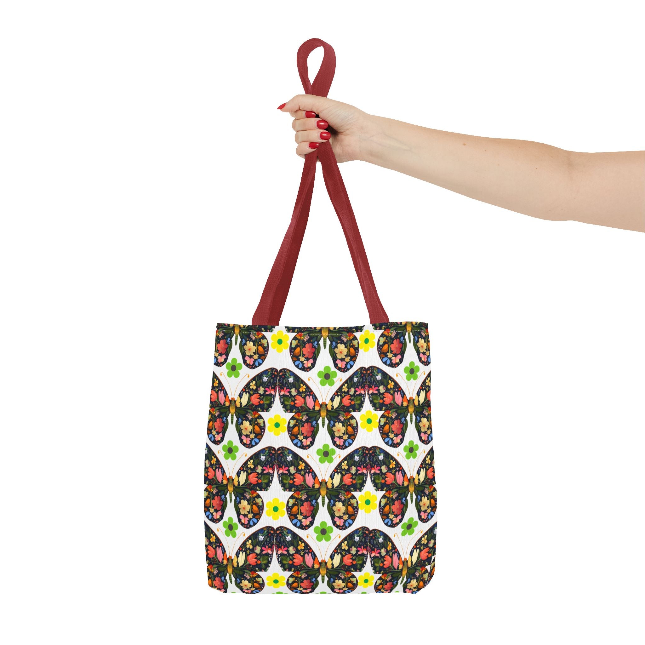 Floral Butterfly Tote Bag - Perfect for Spring Outings and Everyday Use